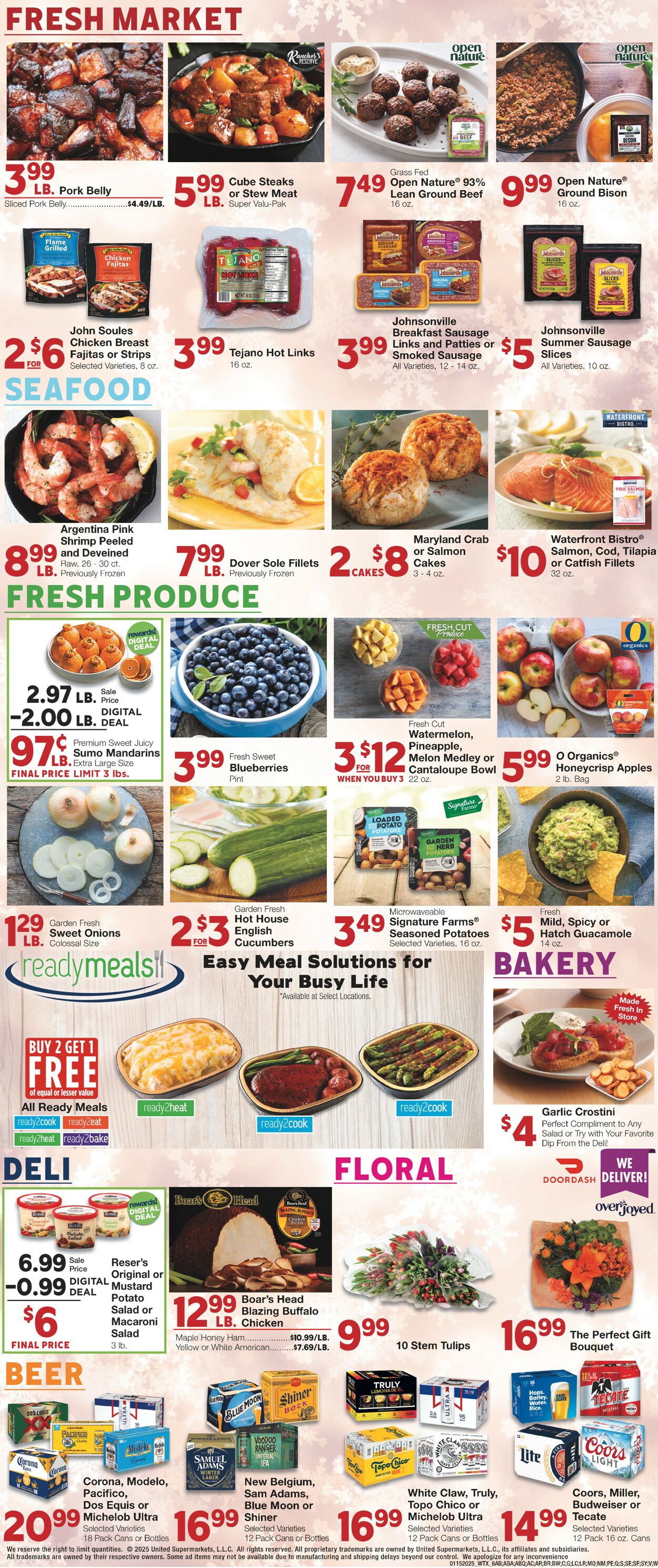 Catalogue United Supermarkets from 01/15/2025