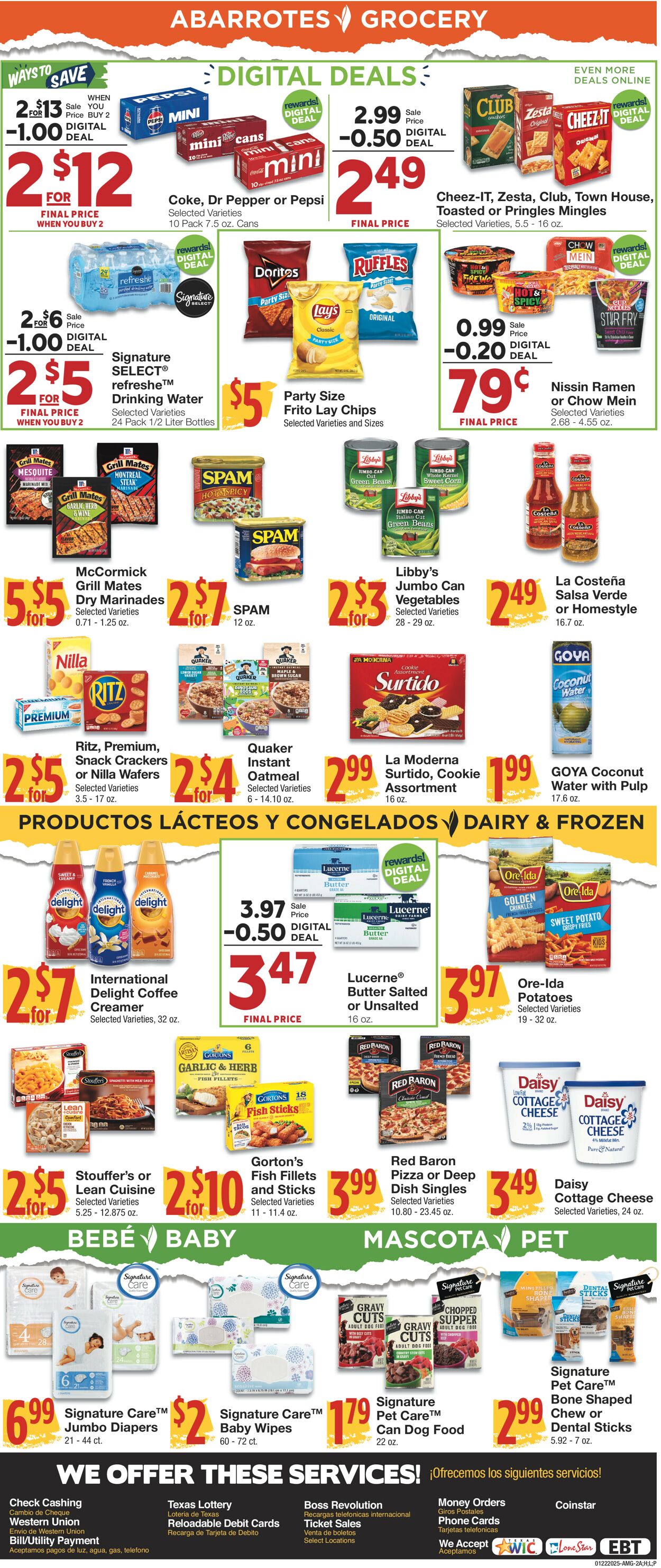 Catalogue United Supermarkets from 01/22/2025