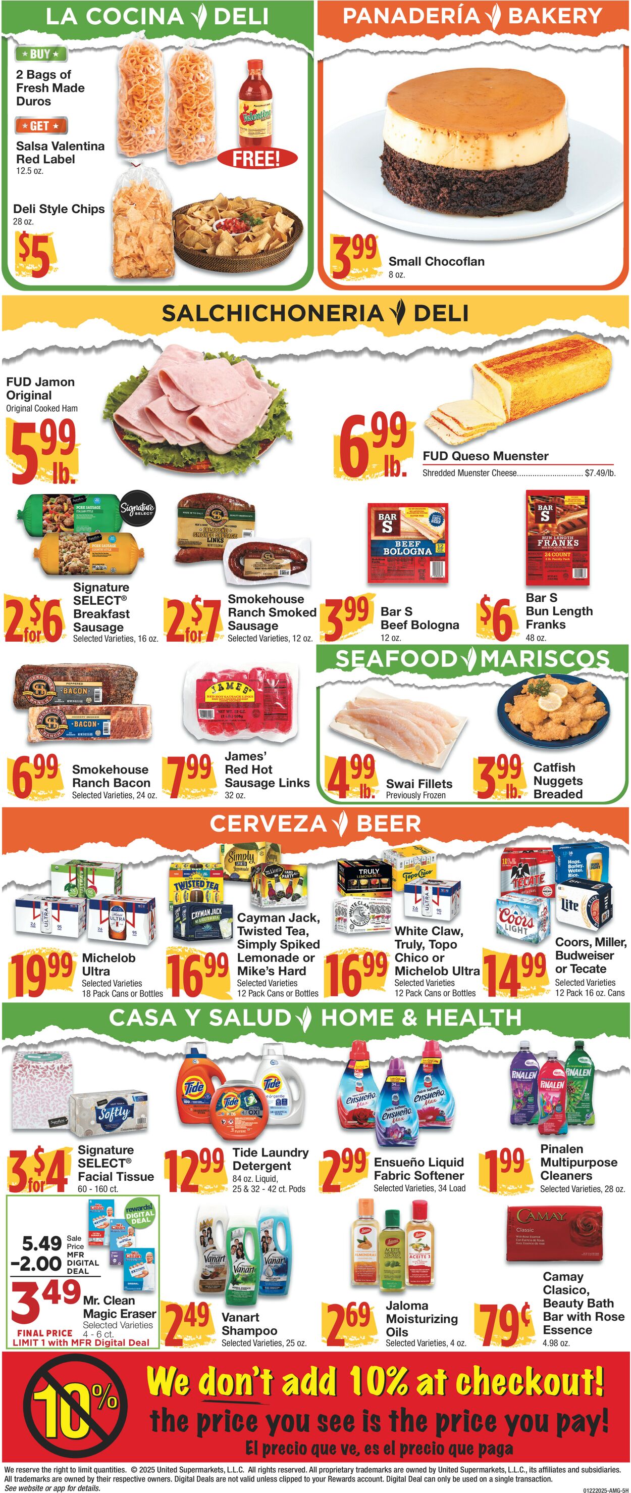 Catalogue United Supermarkets from 01/22/2025