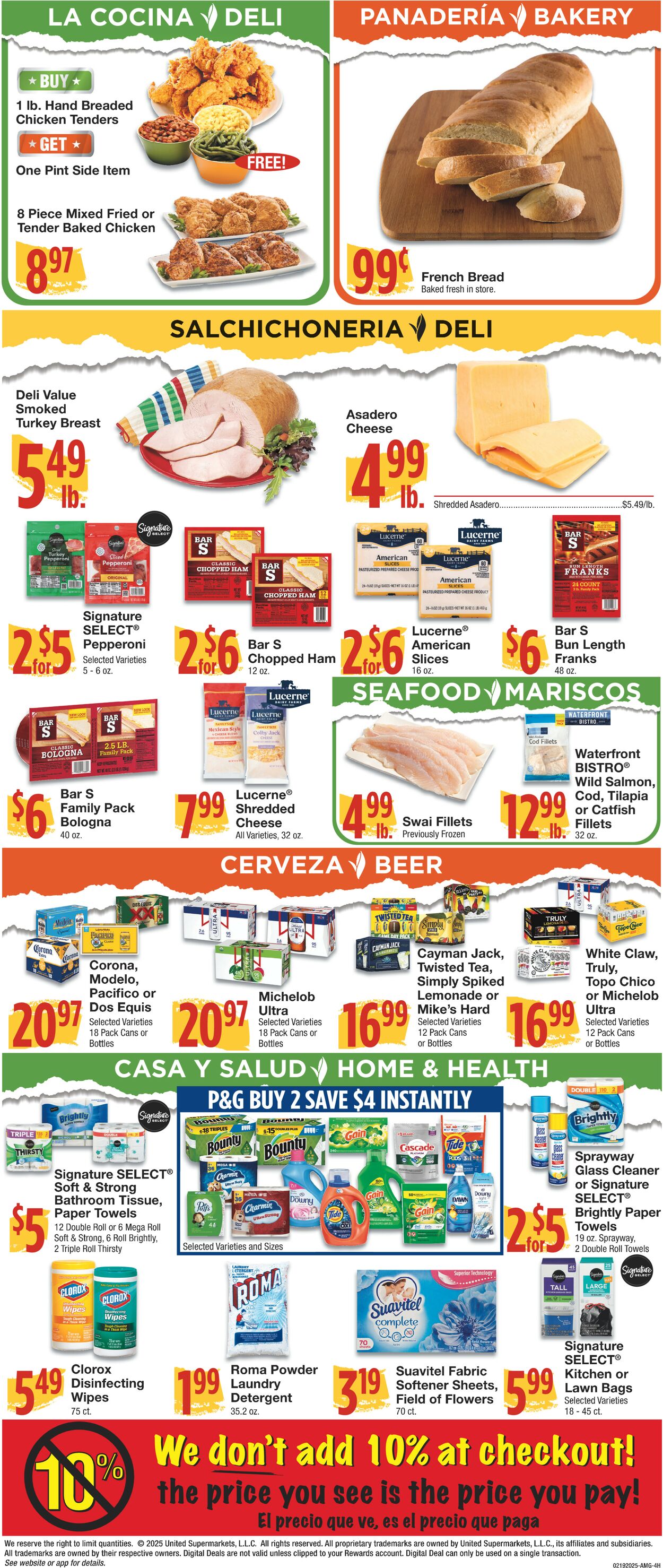 Catalogue United Supermarkets from 02/19/2025