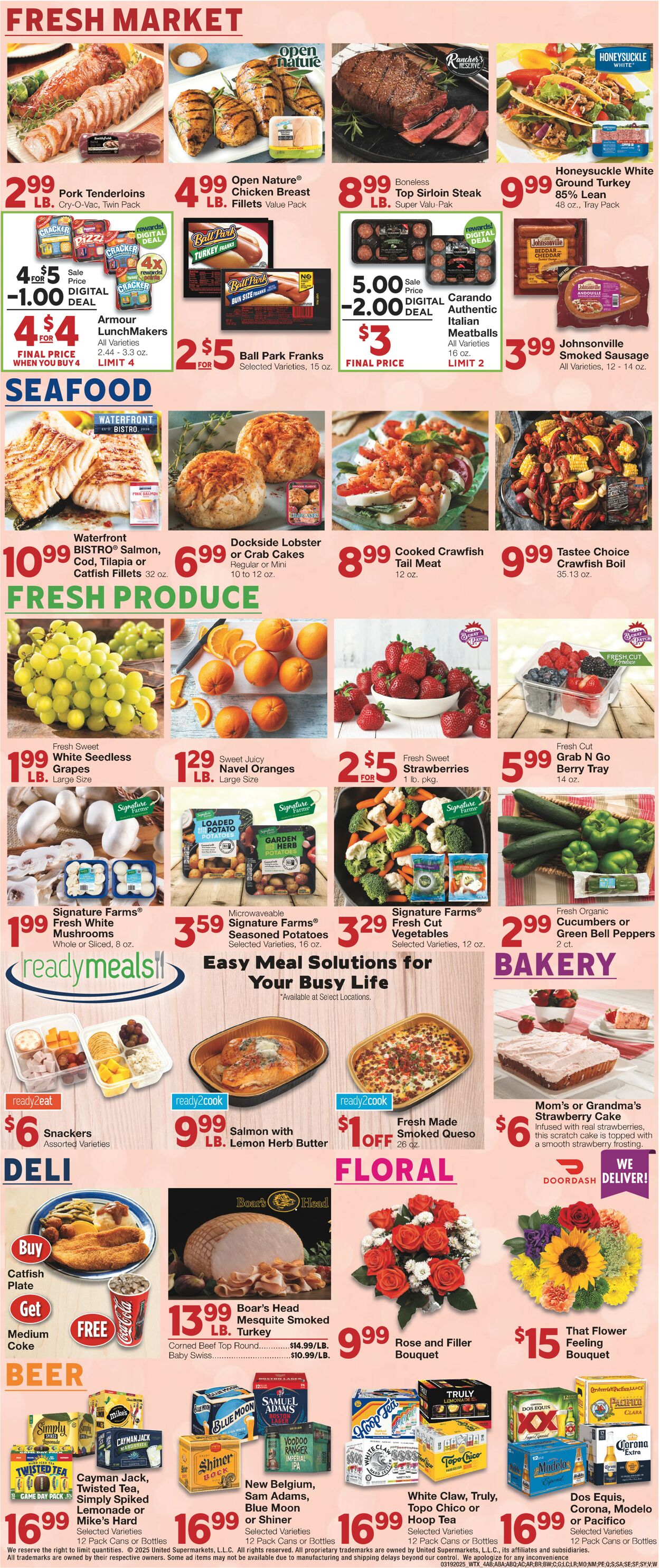 Catalogue United Supermarkets from 03/19/2025