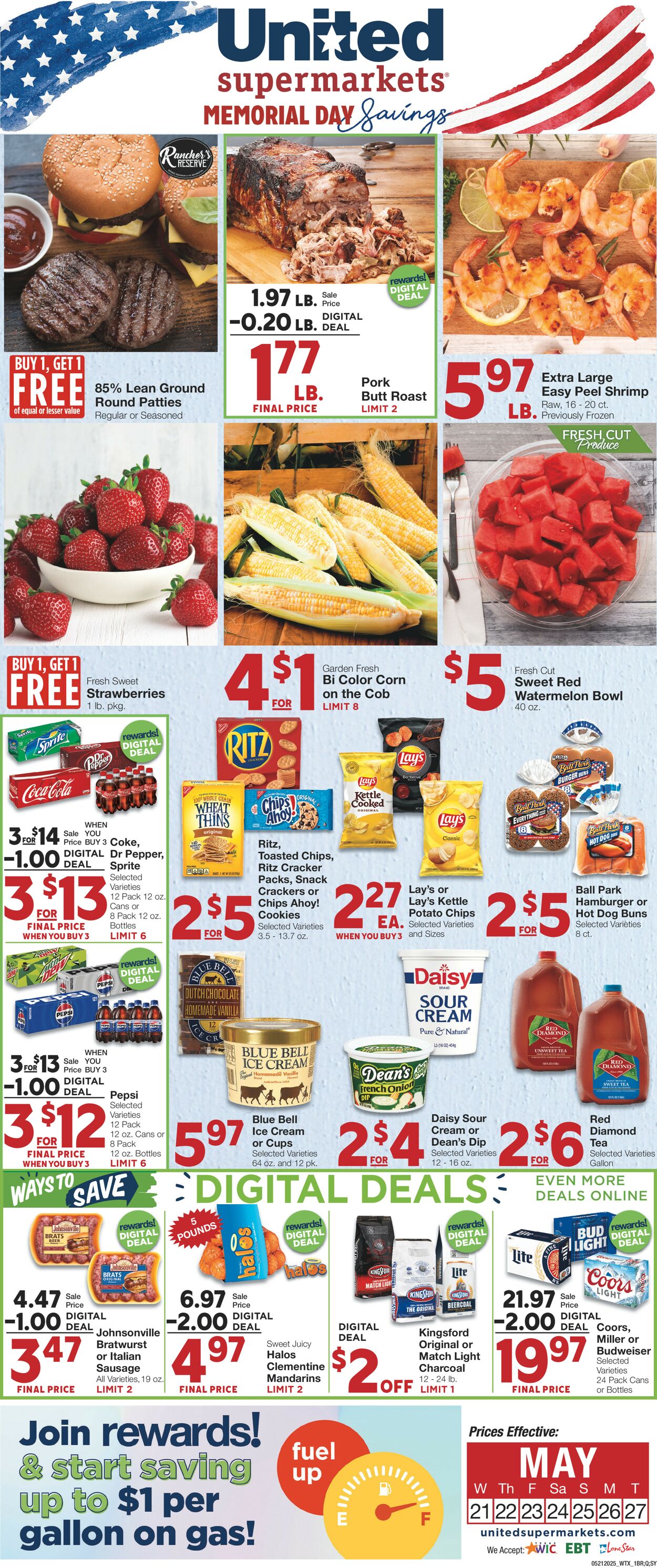Catalogue United Supermarkets from 05/21/2025