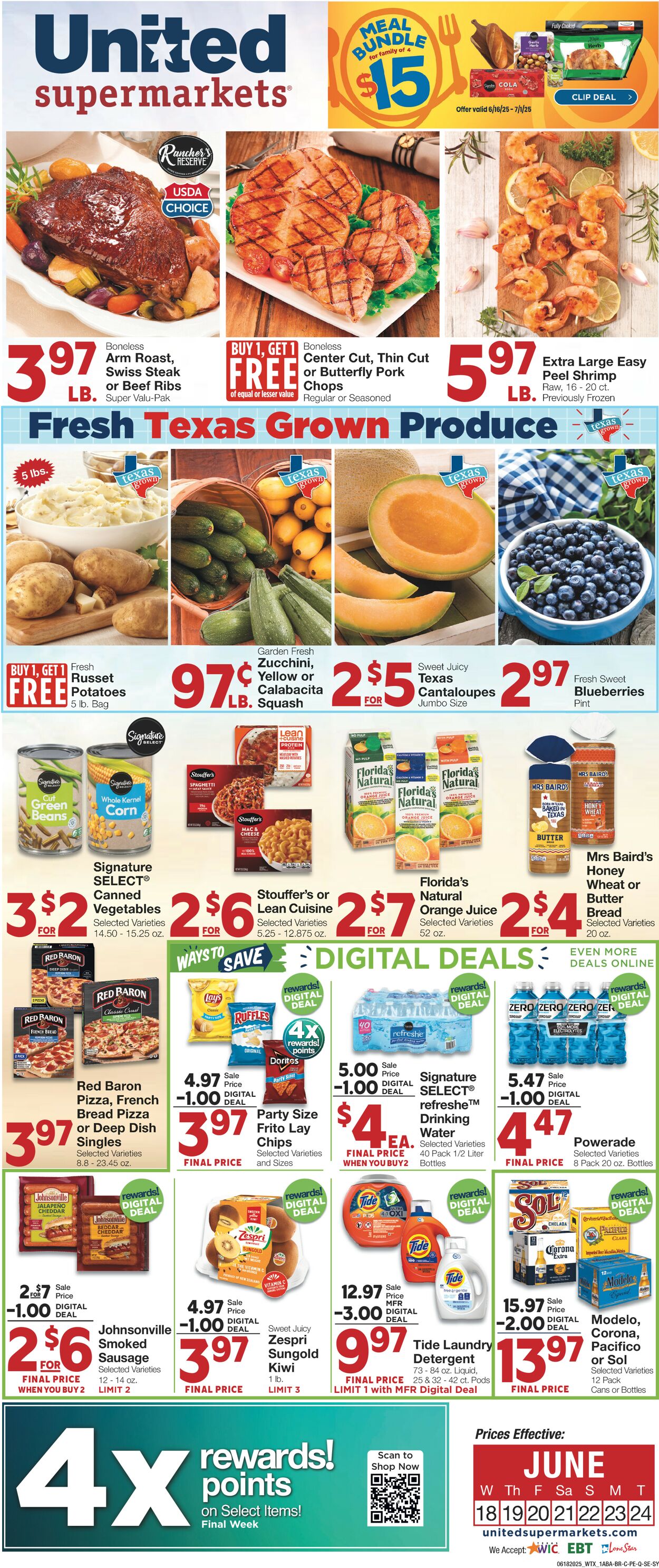 Catalogue United Supermarkets from 06/18/2025