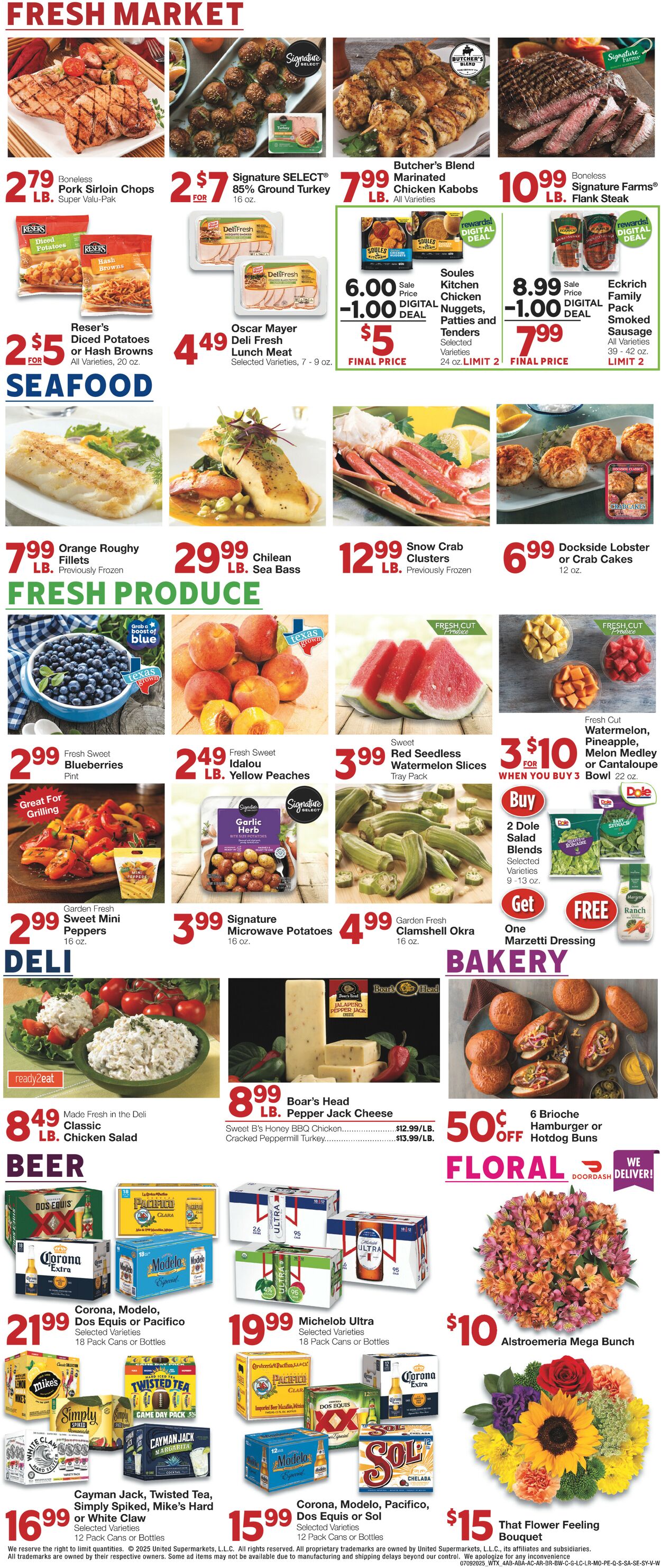 Catalogue United Supermarkets from 07/09/2025