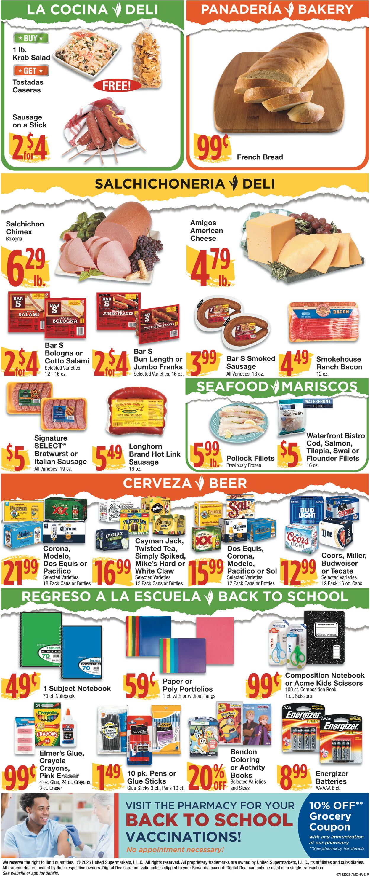 Catalogue United Supermarkets from 07/16/2025