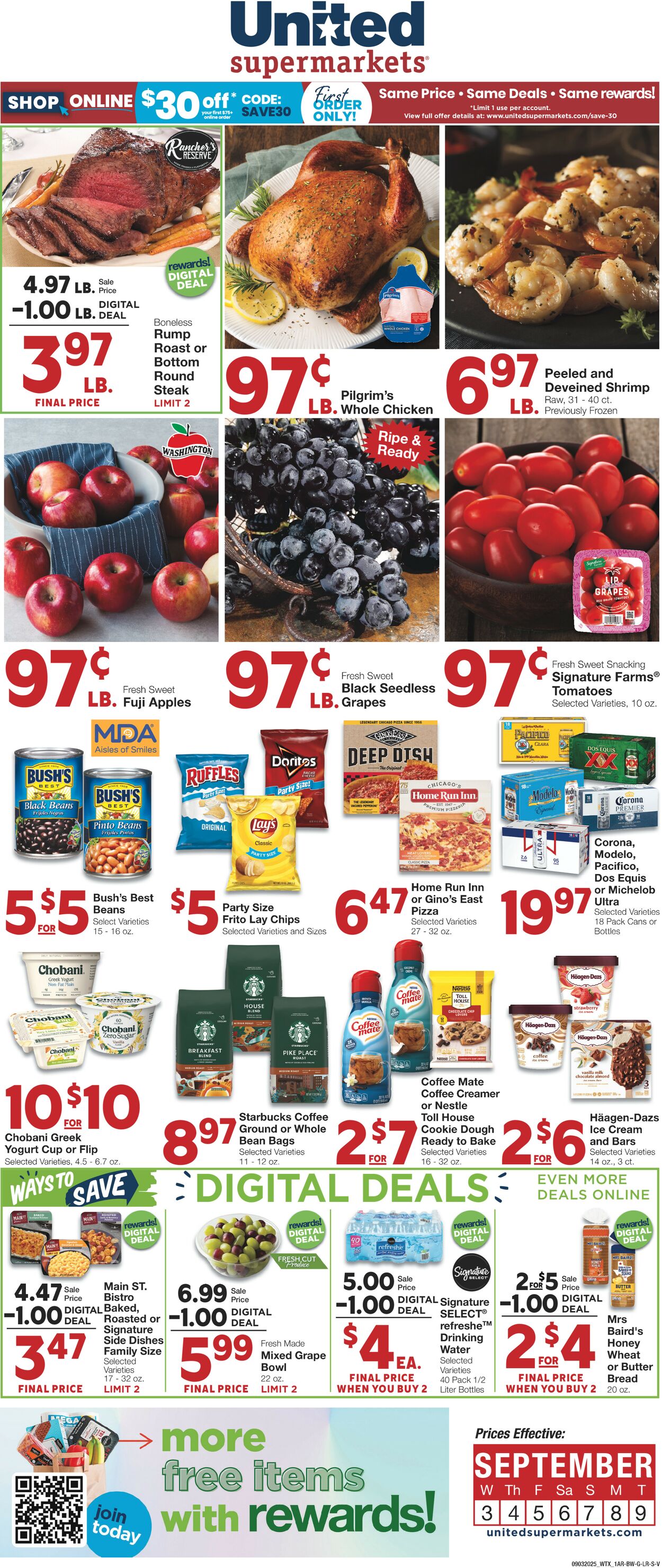 Catalogue United Supermarkets from 09/03/2025