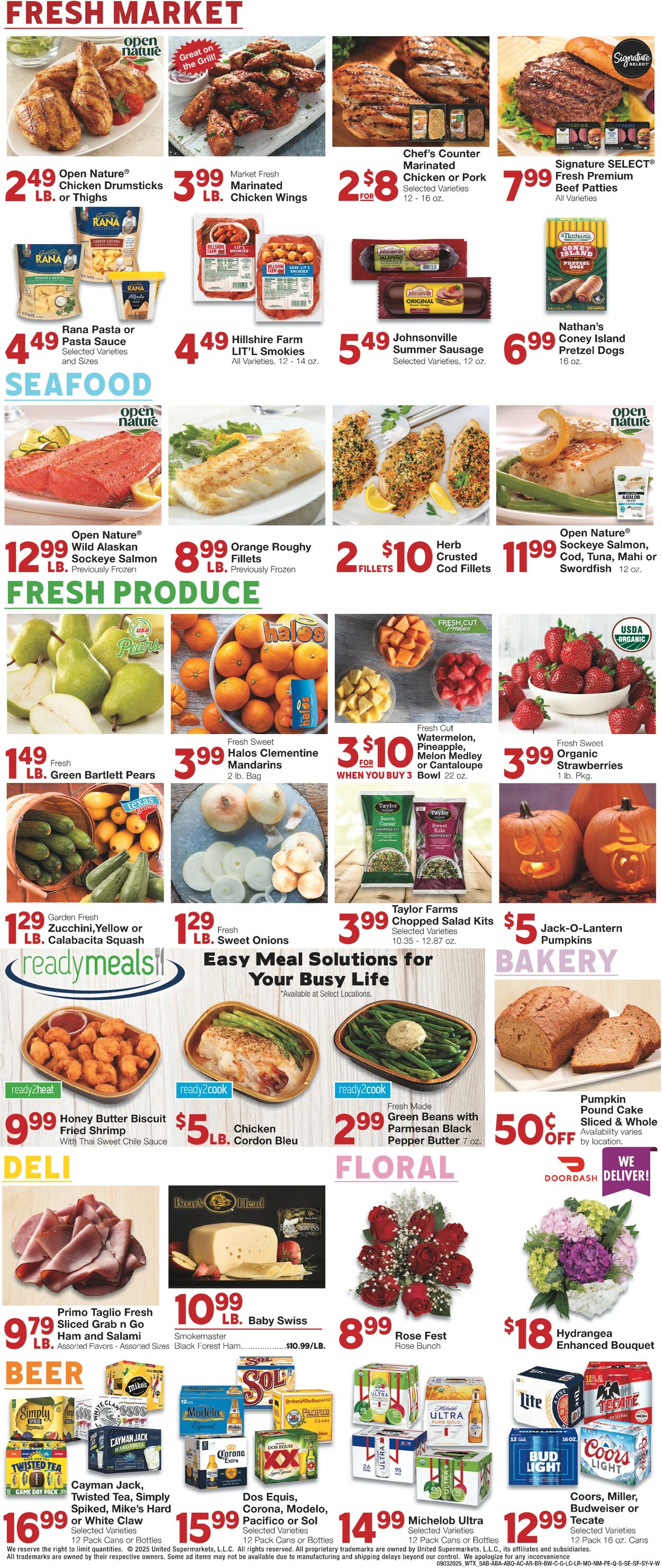 Catalogue United Supermarkets from 09/03/2025