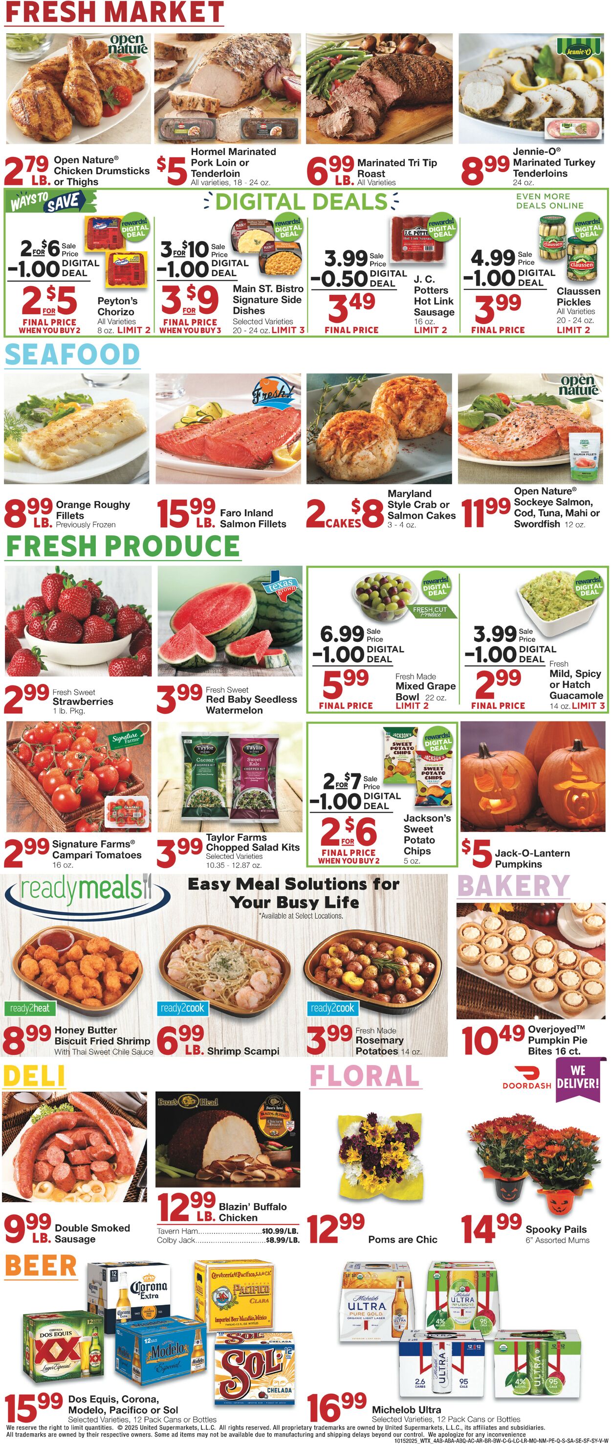 Catalogue United Supermarkets from 10/15/2025
