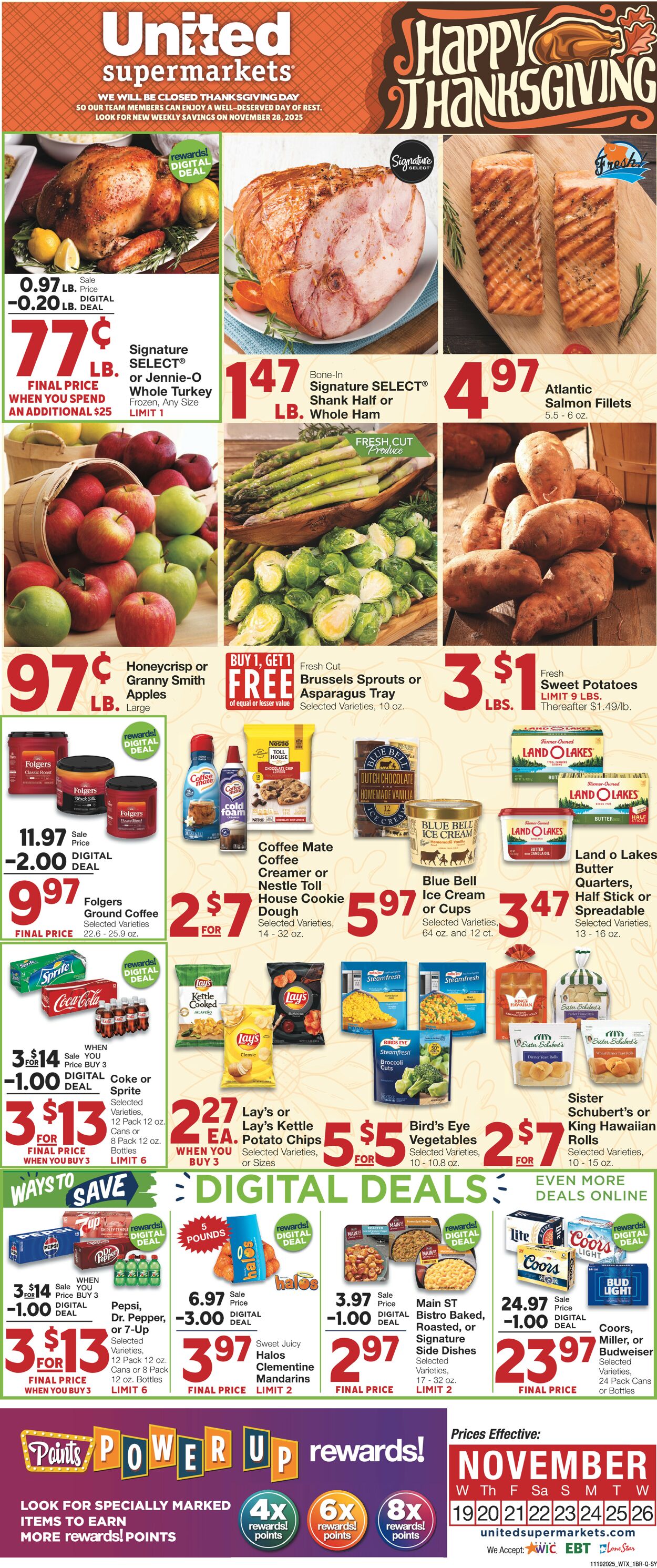 Catalogue United Supermarkets from 11/19/2025