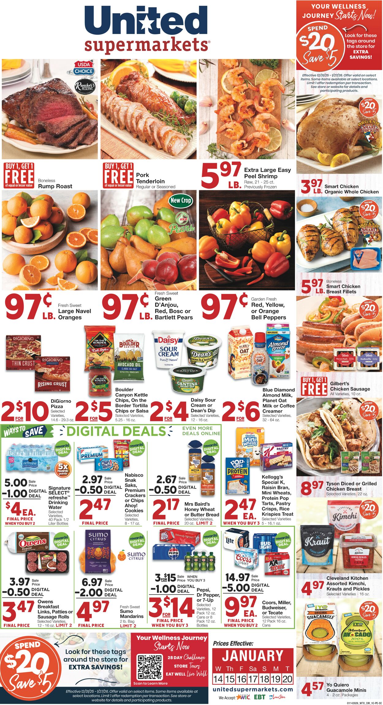 Catalogue United Supermarkets from 01/14/2026