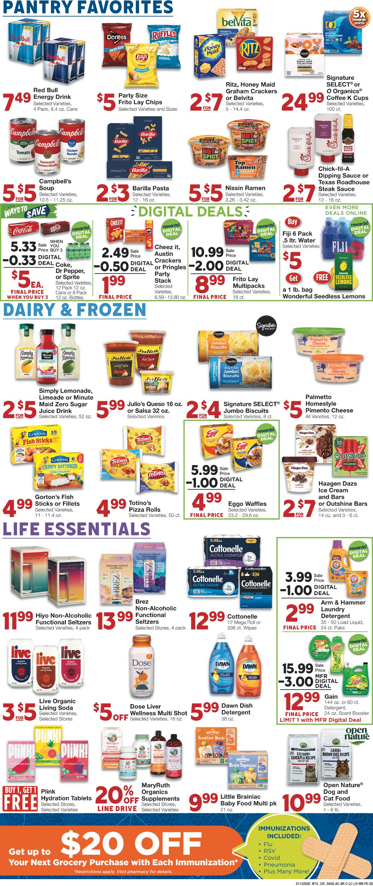 Catalogue United Supermarkets from 01/14/2026