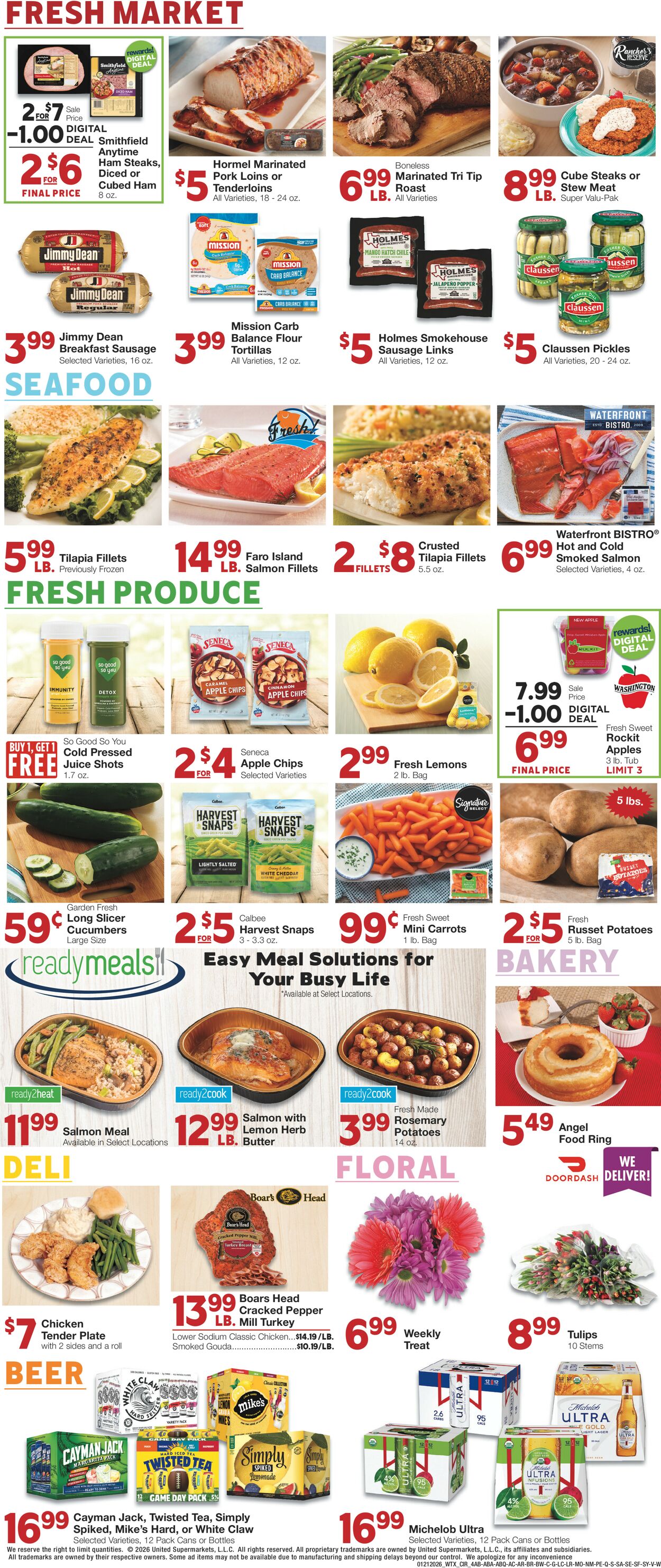 Catalogue United Supermarkets from 01/21/2026