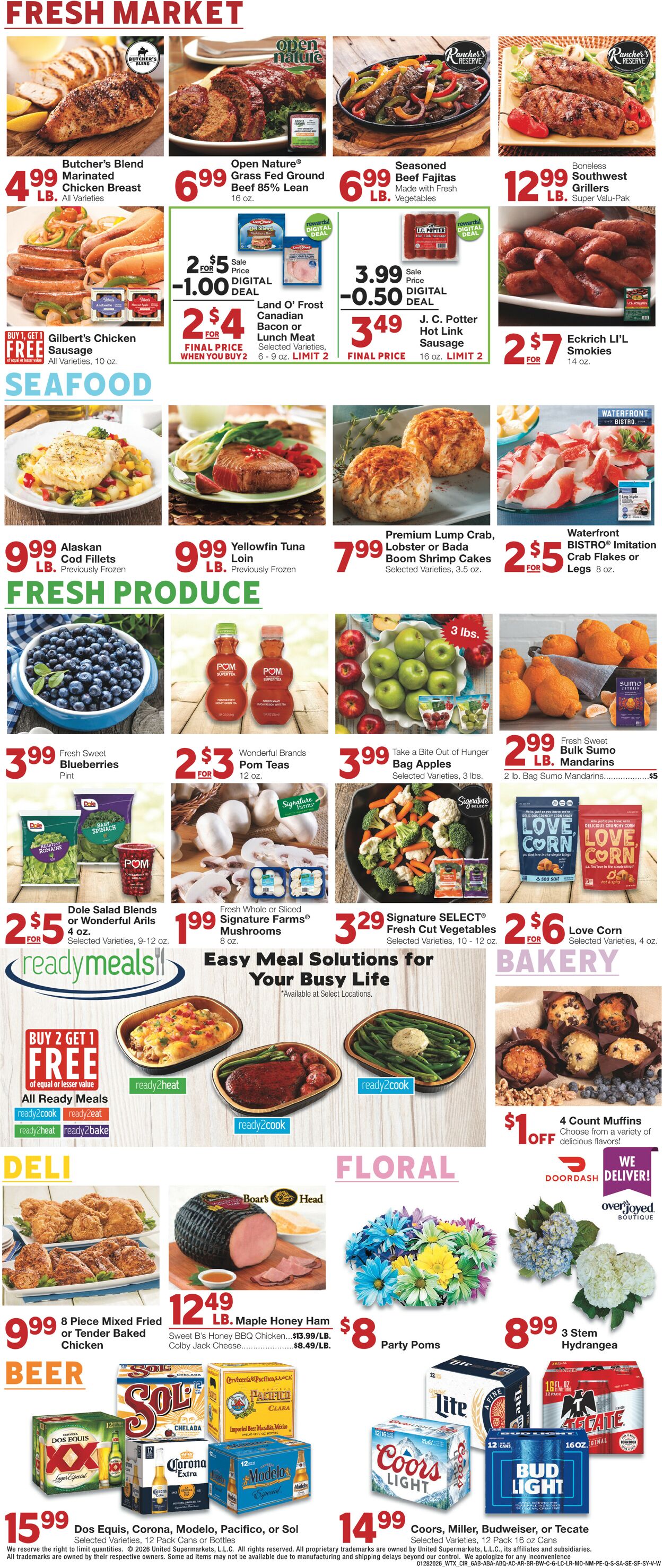 Catalogue United Supermarkets from 01/28/2026