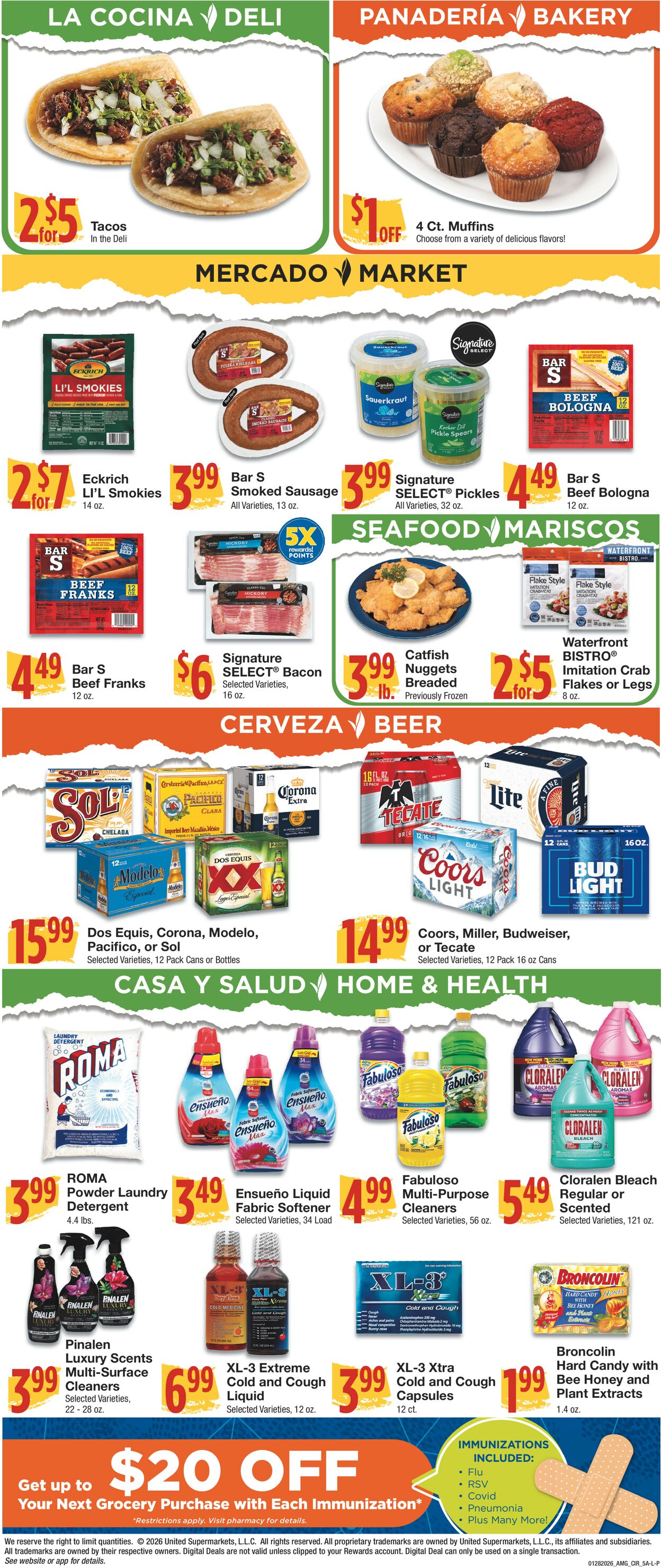Catalogue United Supermarkets from 01/28/2026