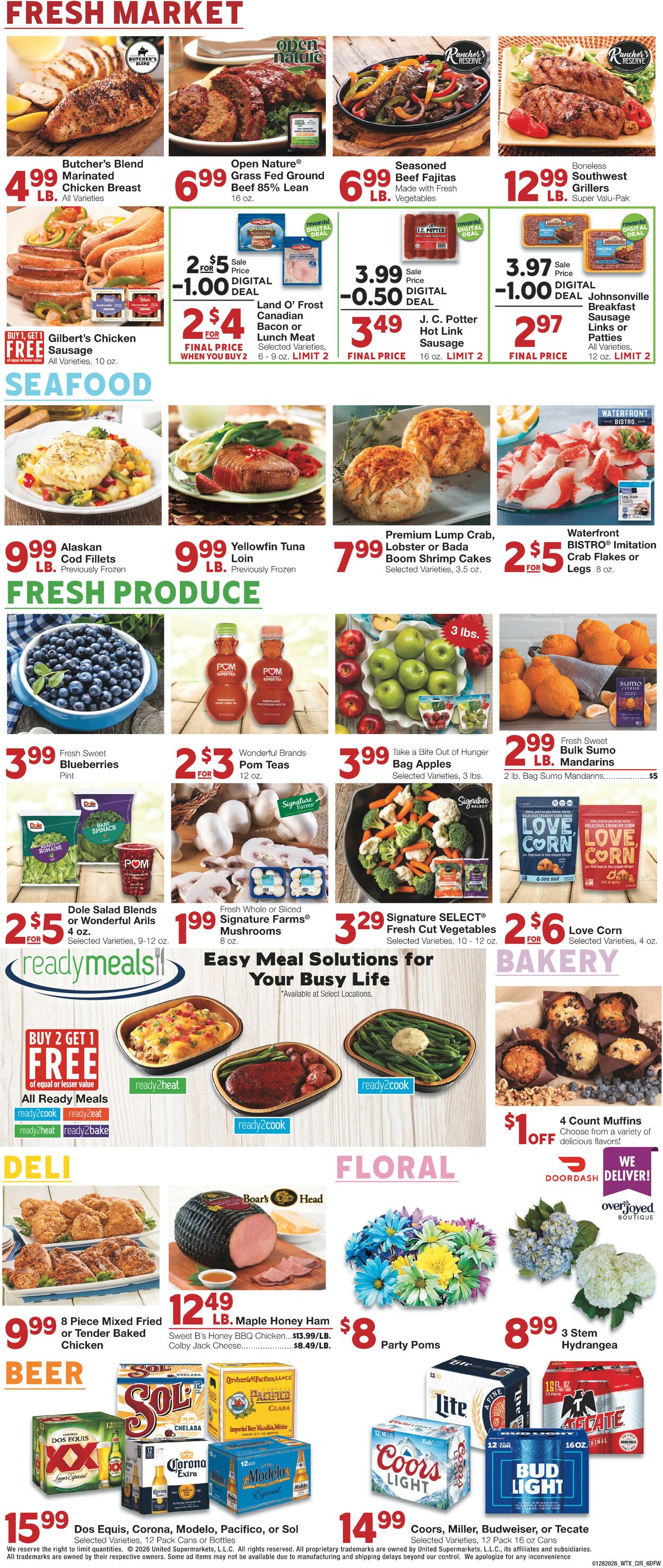 Catalogue United Supermarkets from 01/28/2026