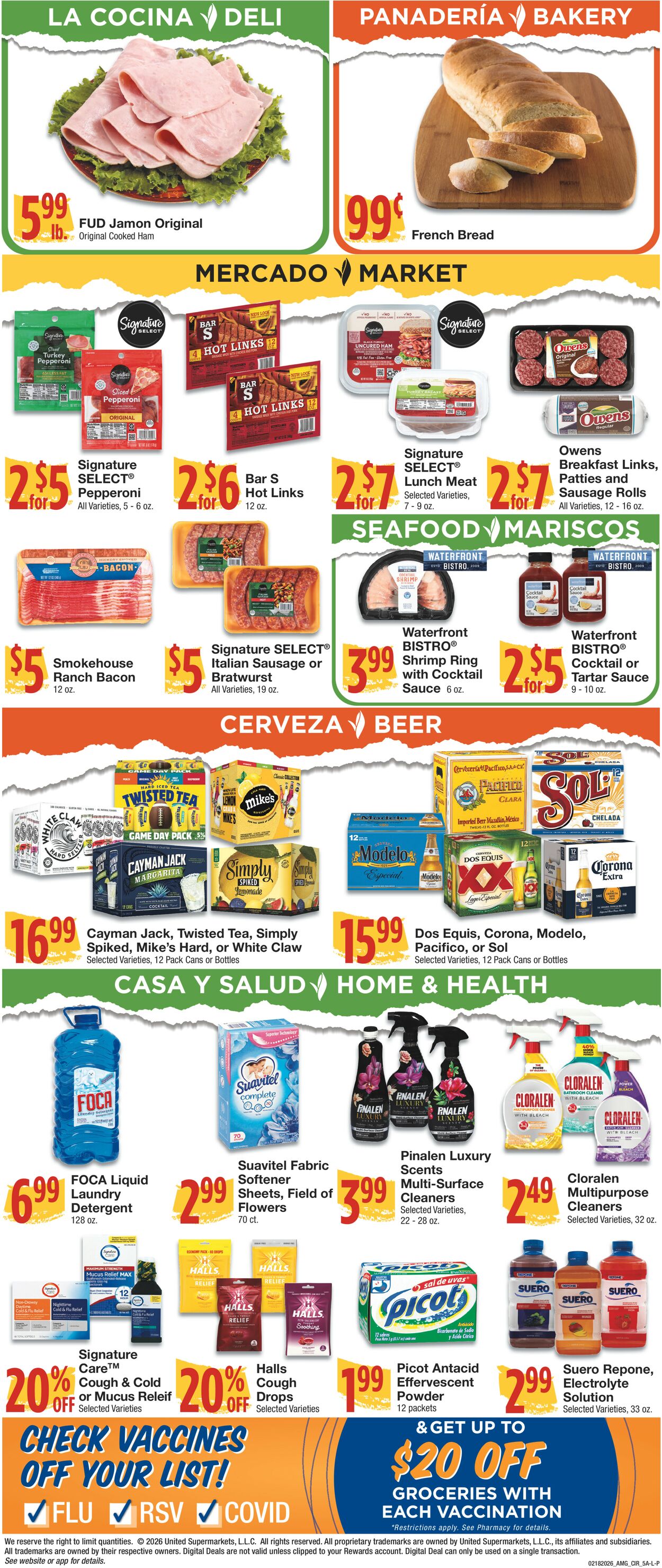 Catalogue United Supermarkets from 02/18/2026