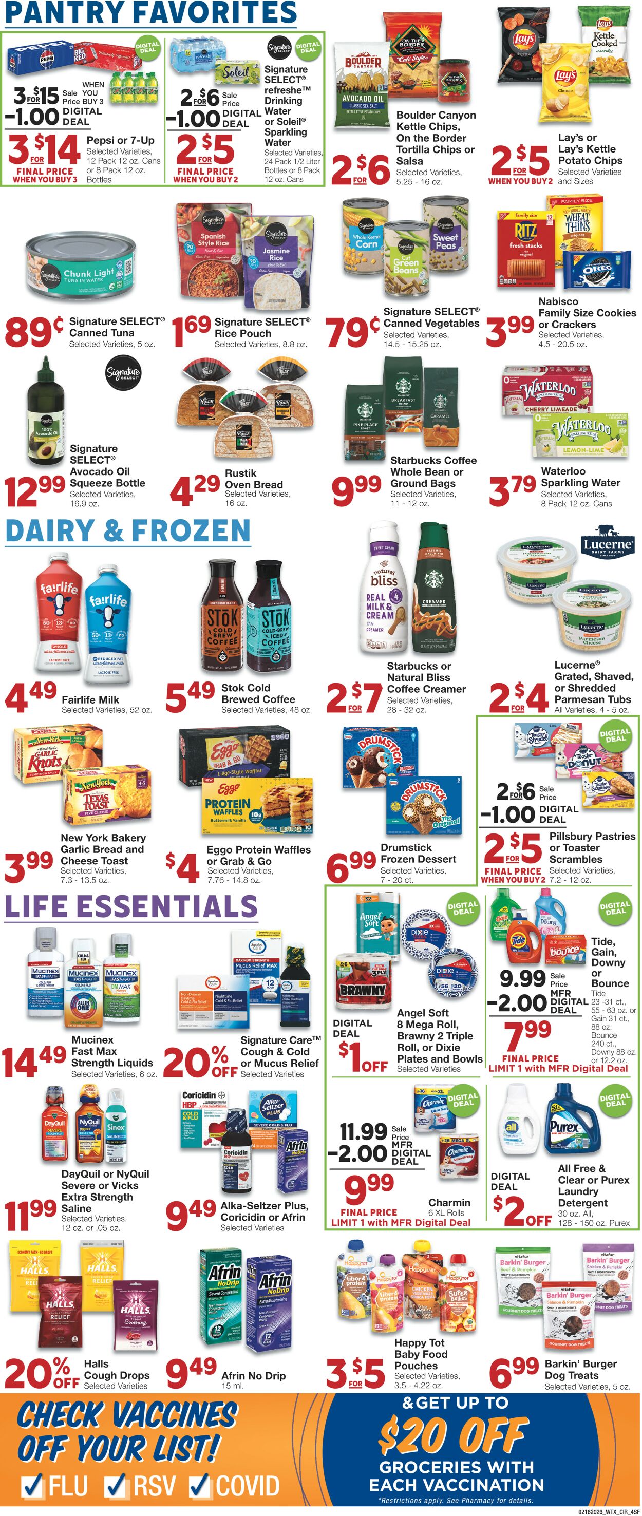 Catalogue United Supermarkets from 02/18/2026