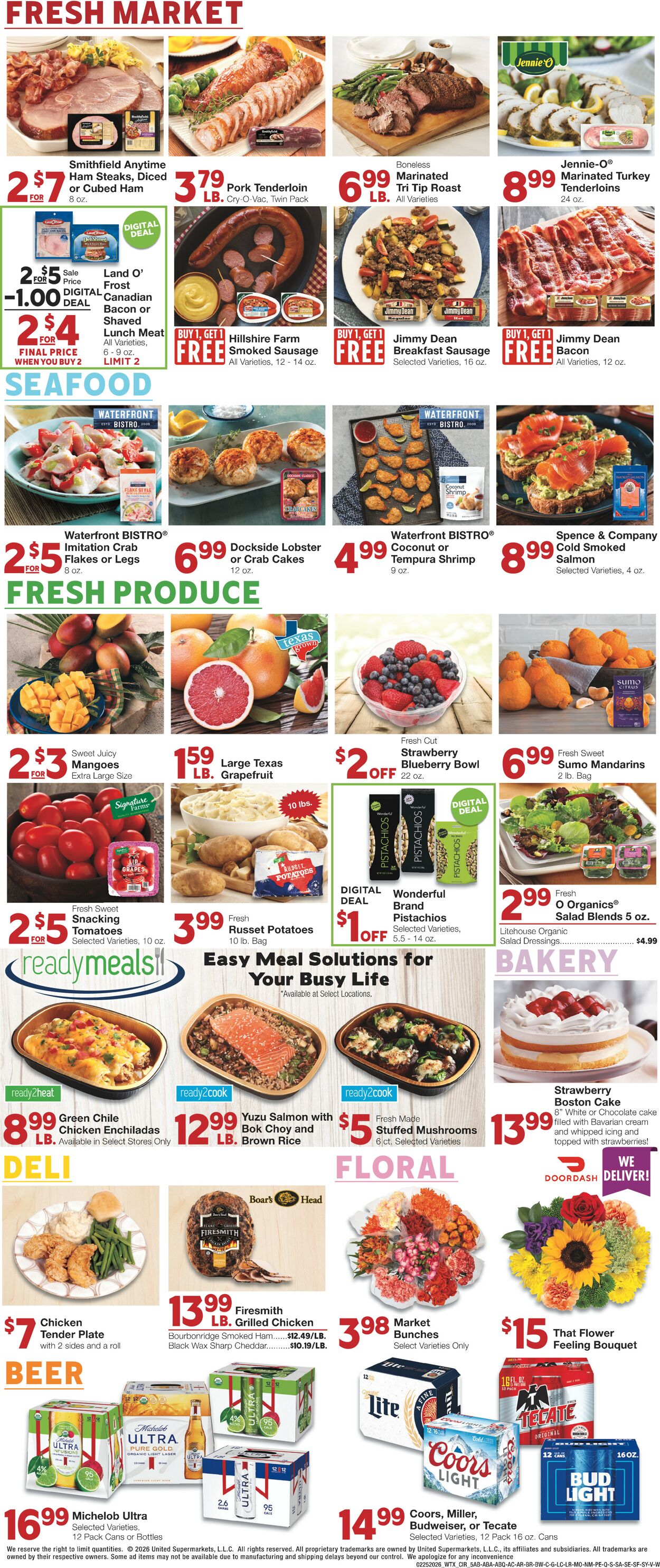 Catalogue United Supermarkets from 02/25/2026
