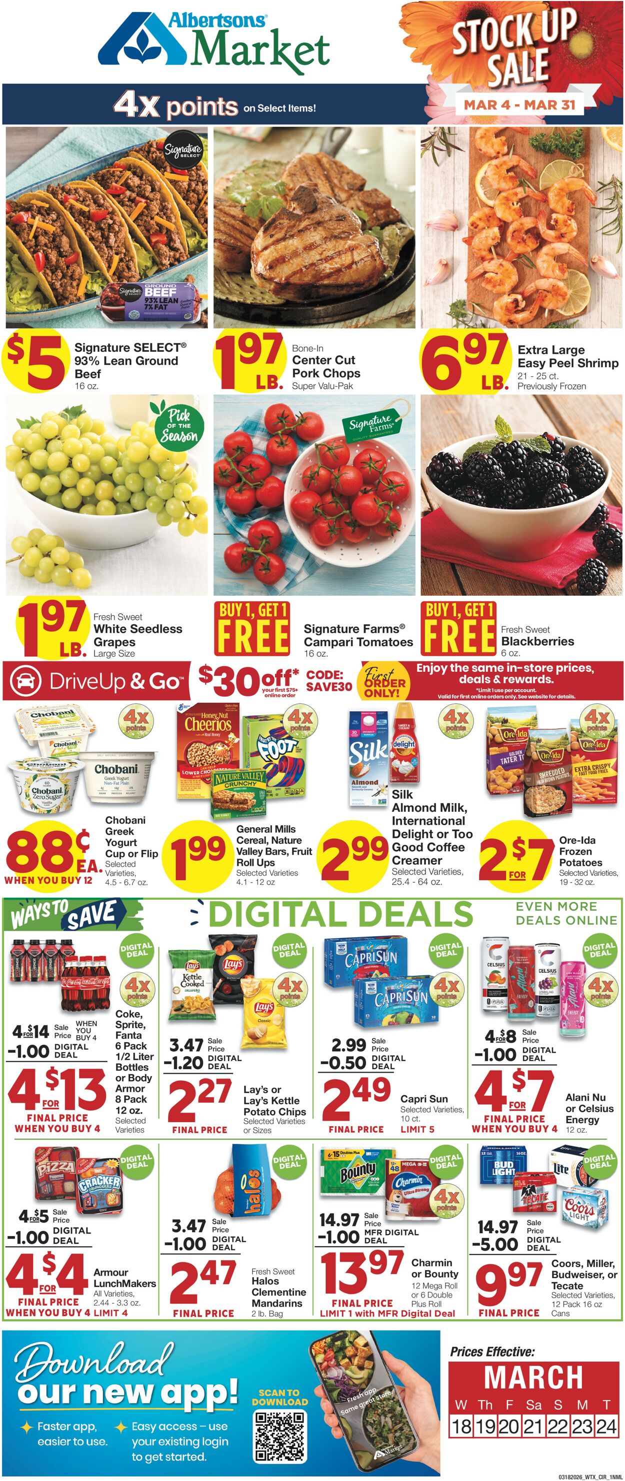 Catalogue United Supermarkets from 03/18/2026