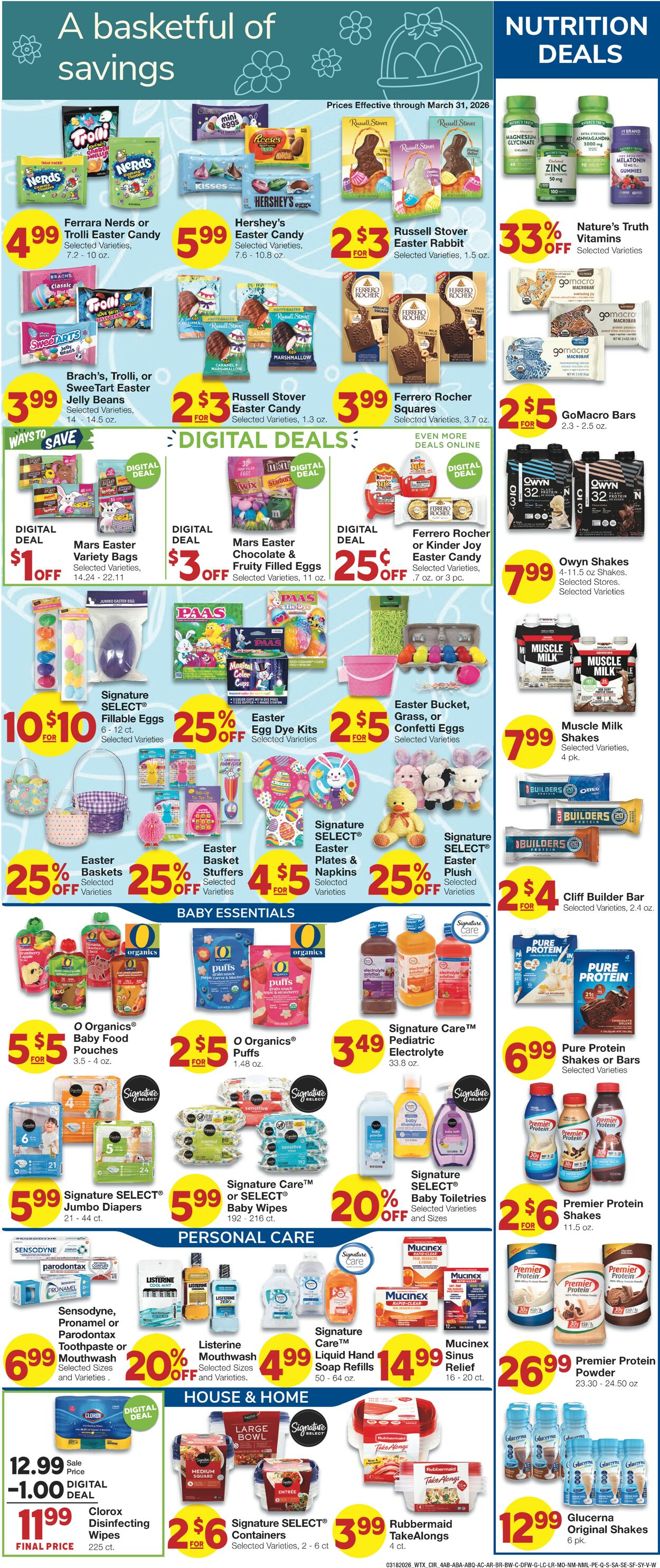 Catalogue United Supermarkets from 03/18/2026