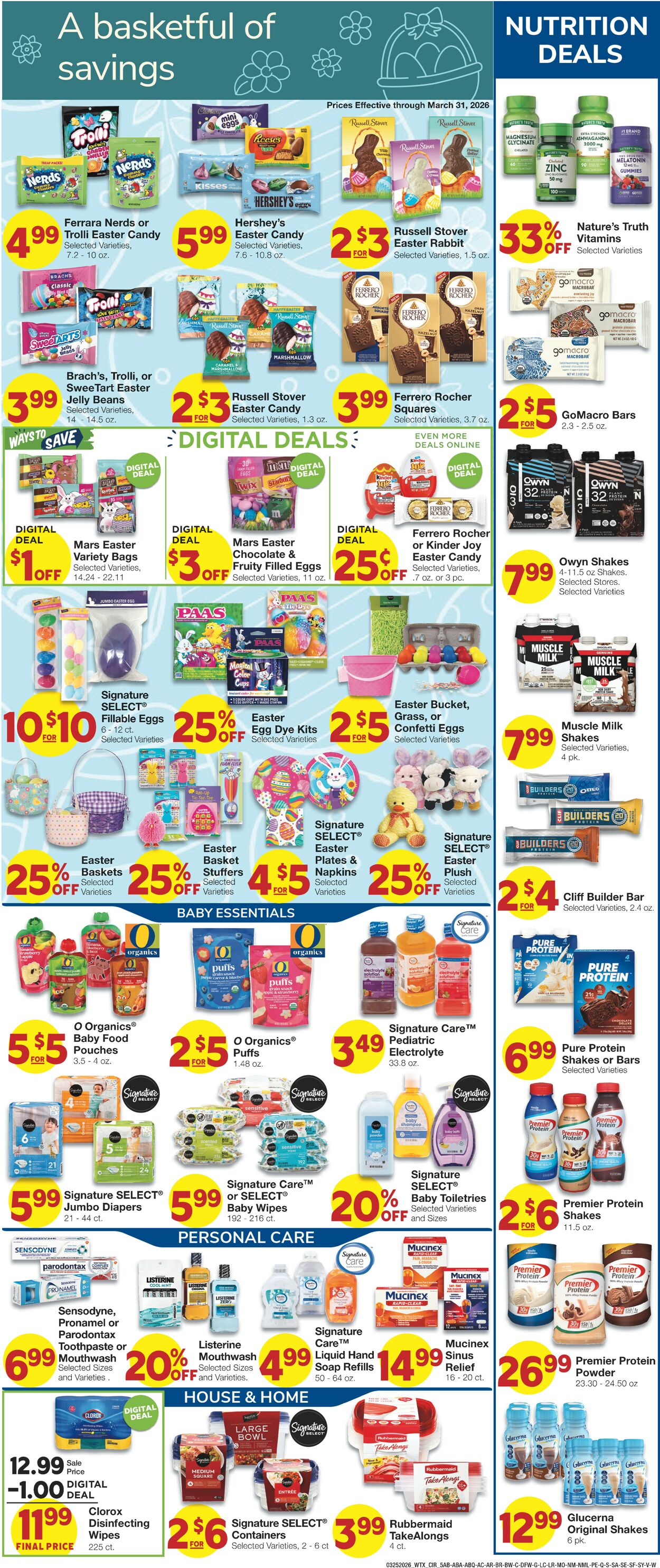 Catalogue United Supermarkets from 03/25/2026