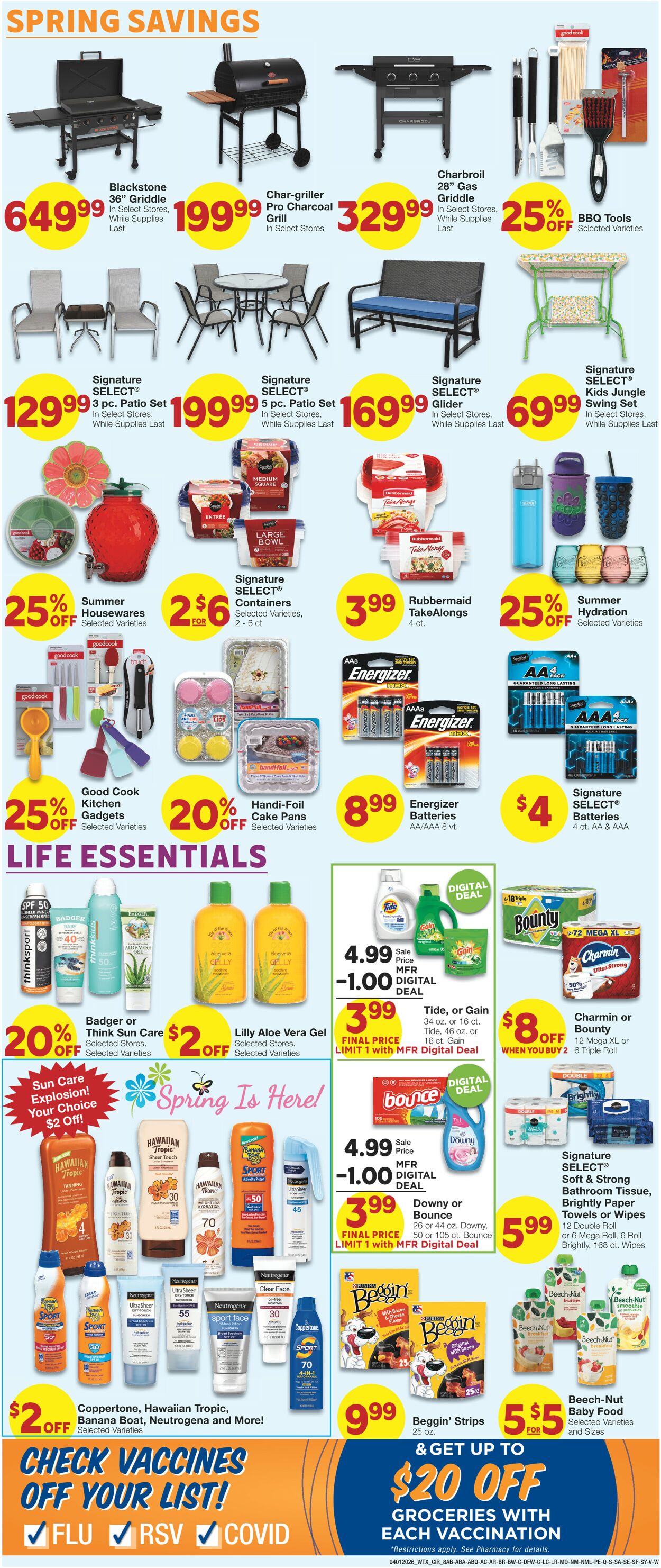 Catalogue United Supermarkets from 04/01/2026