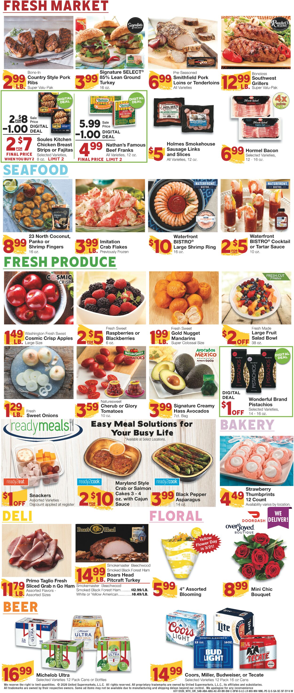 Catalogue United Supermarkets from 03/11/2026