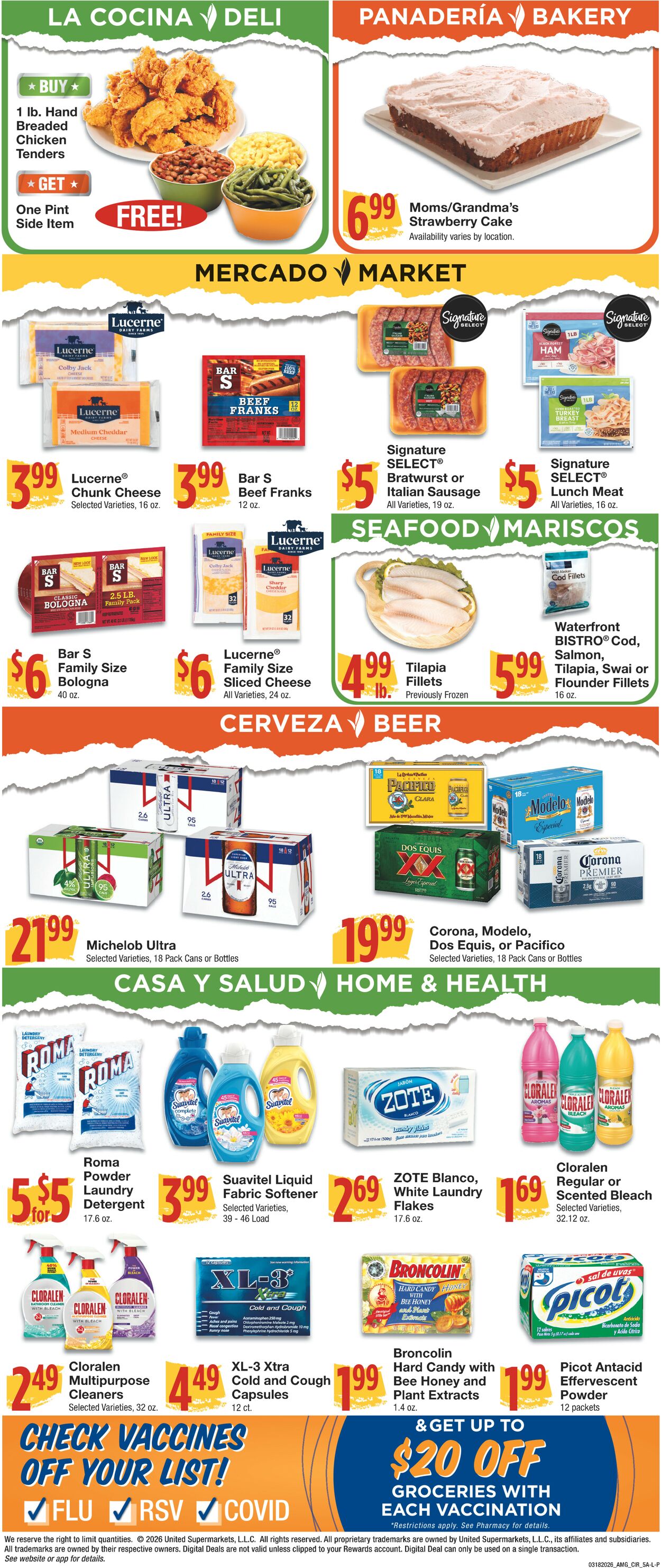 Catalogue United Supermarkets from 03/18/2026