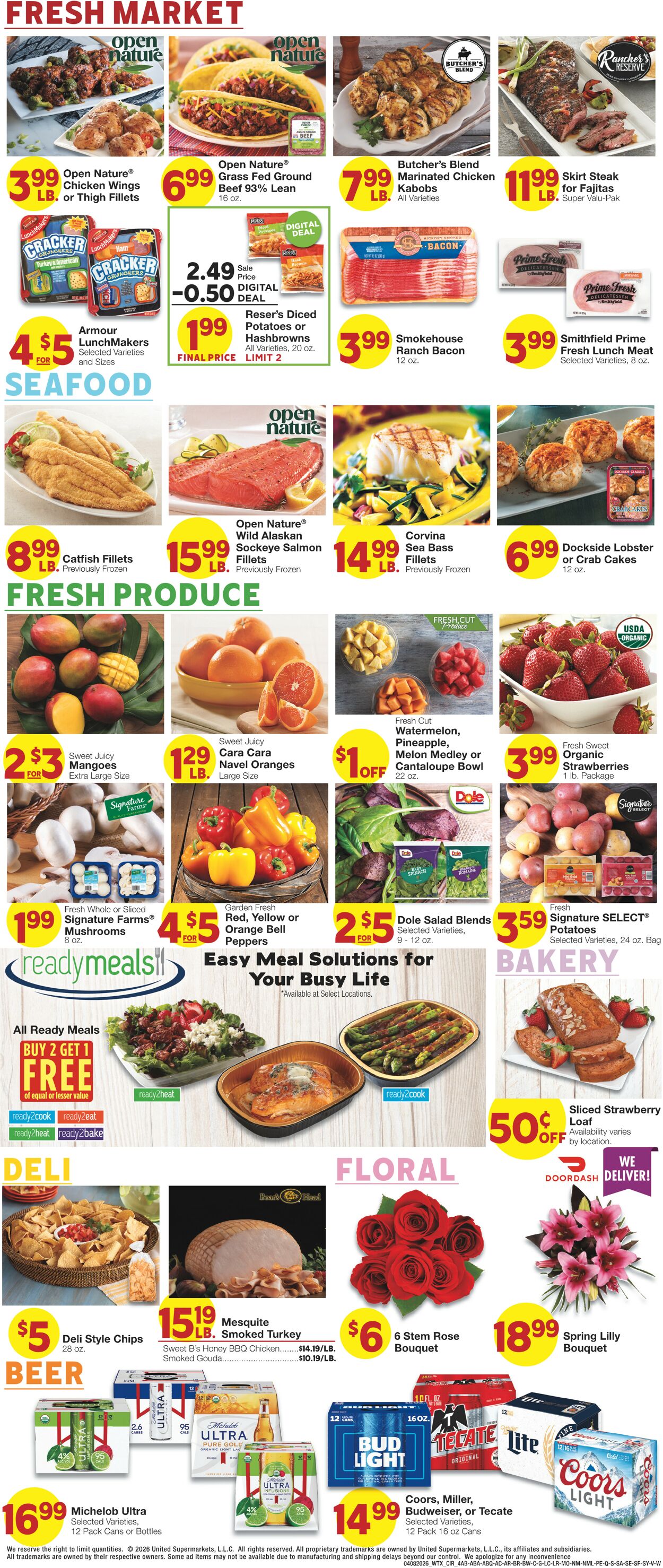 Catalogue United Supermarkets from 04/08/2026