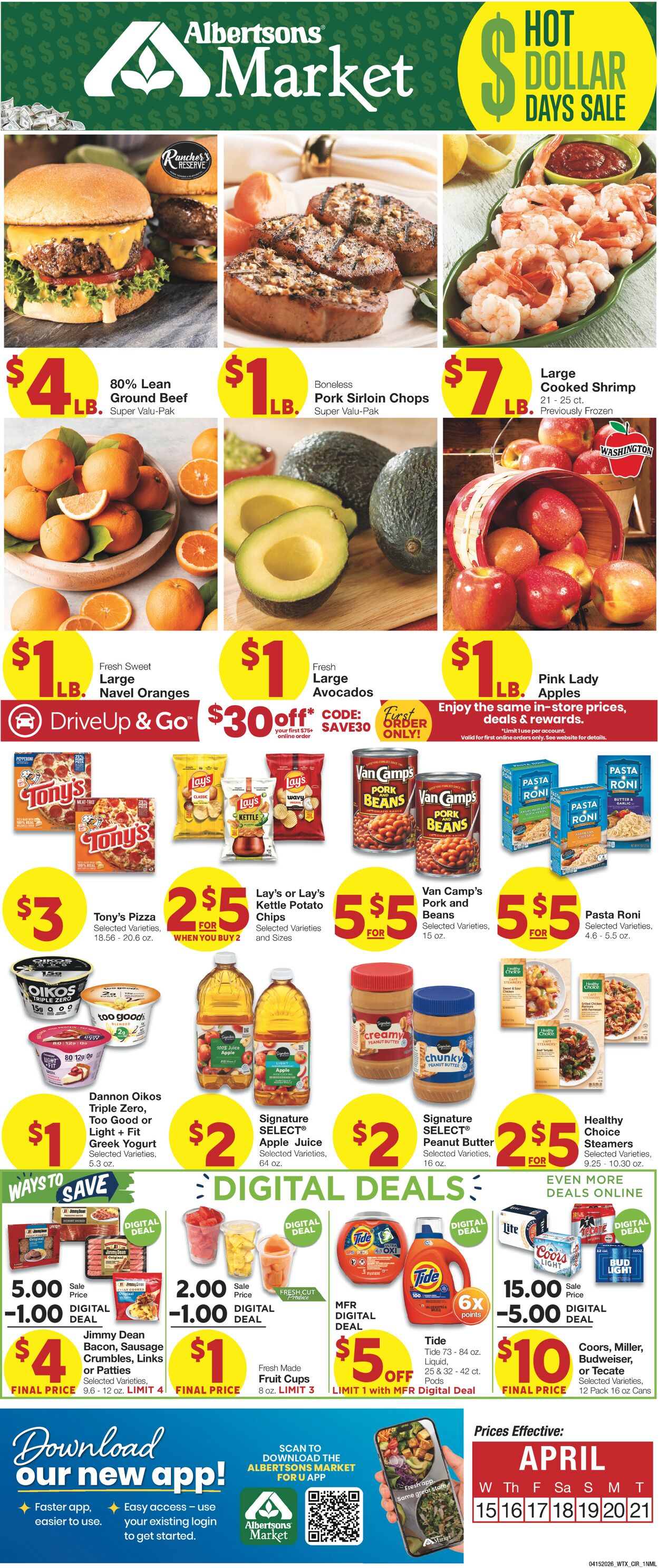 Catalogue United Supermarkets from 04/15/2026