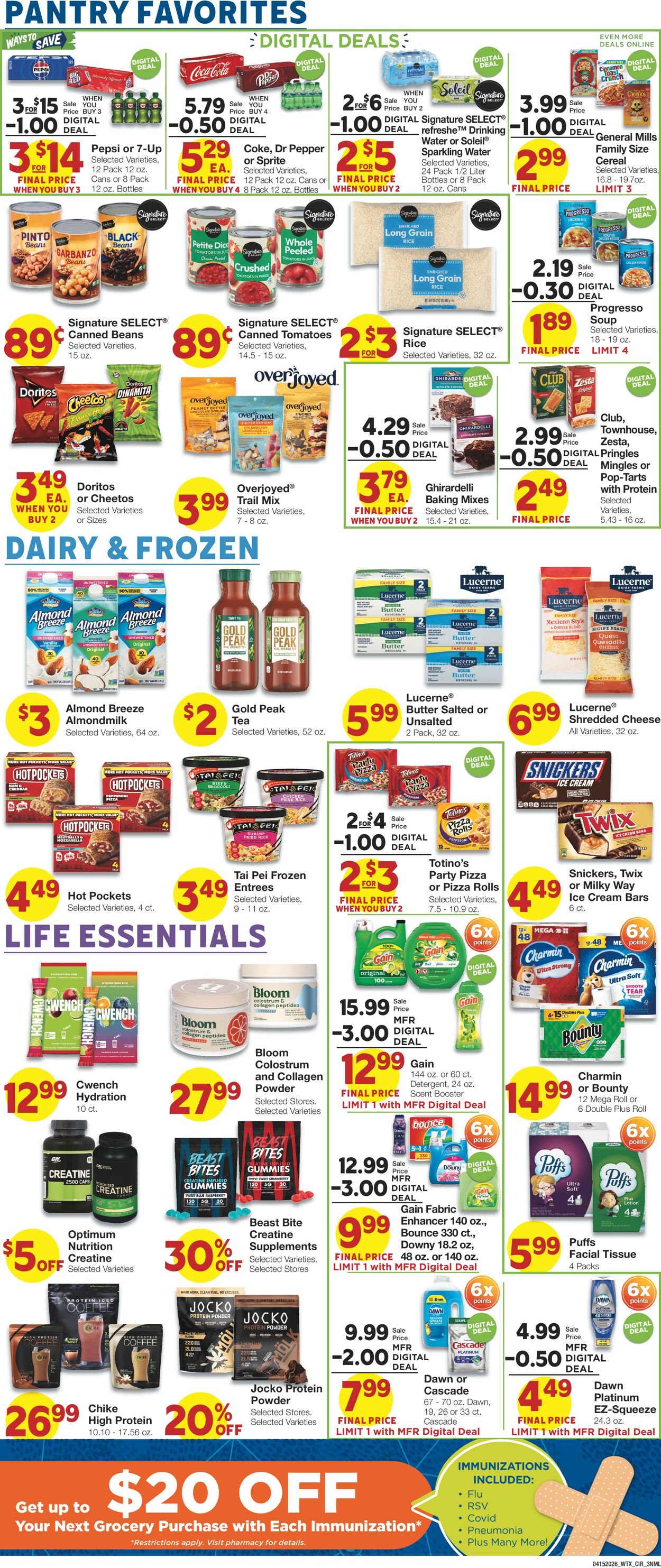 Catalogue United Supermarkets from 04/15/2026