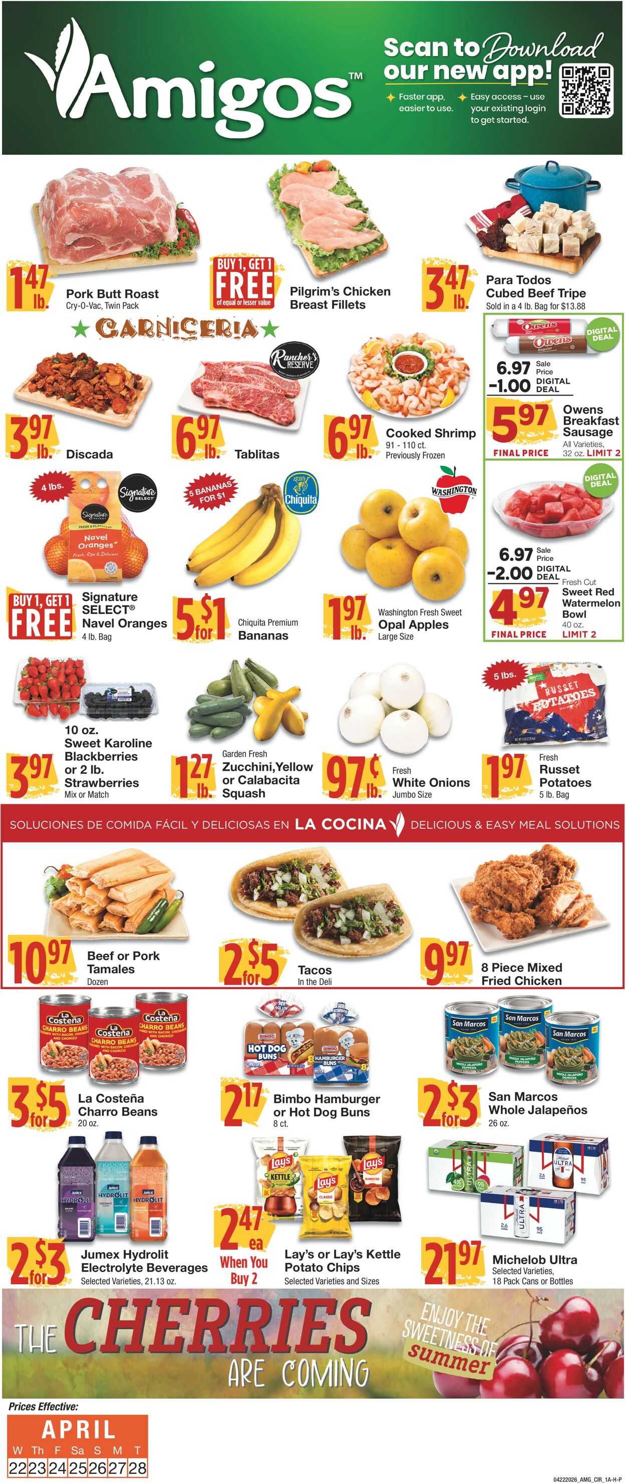 Catalogue United Supermarkets from 04/22/2026