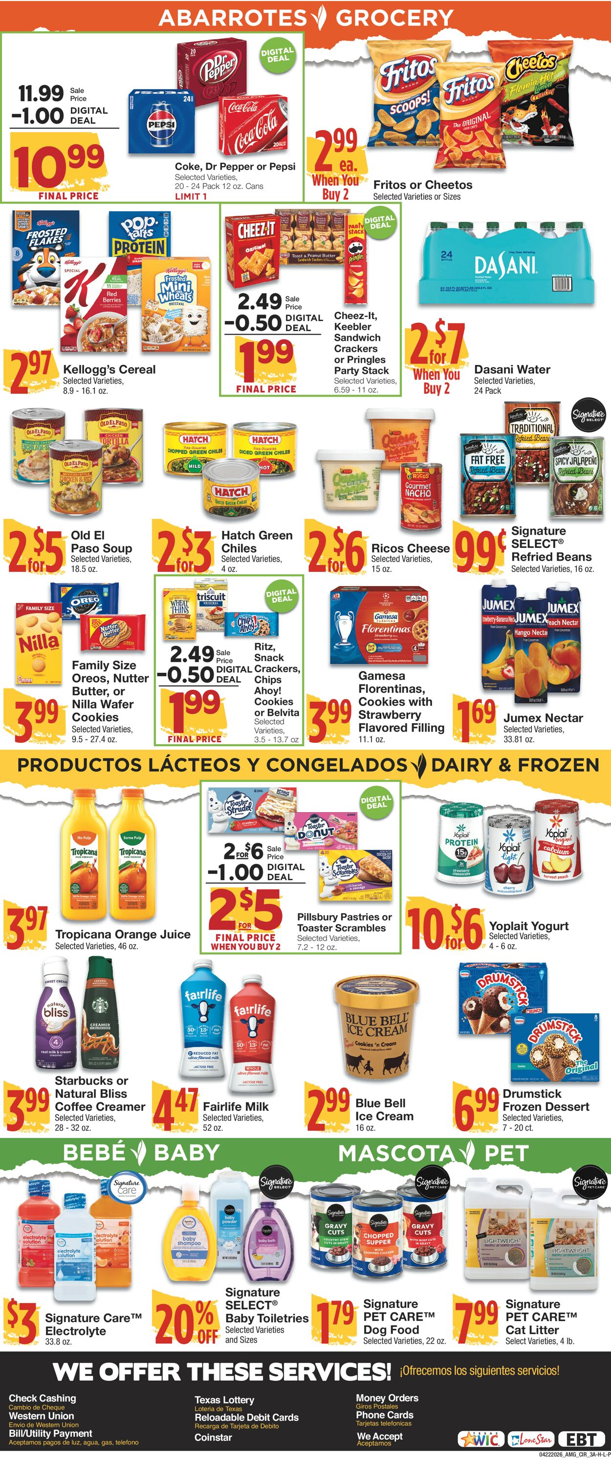 Catalogue United Supermarkets from 04/22/2026