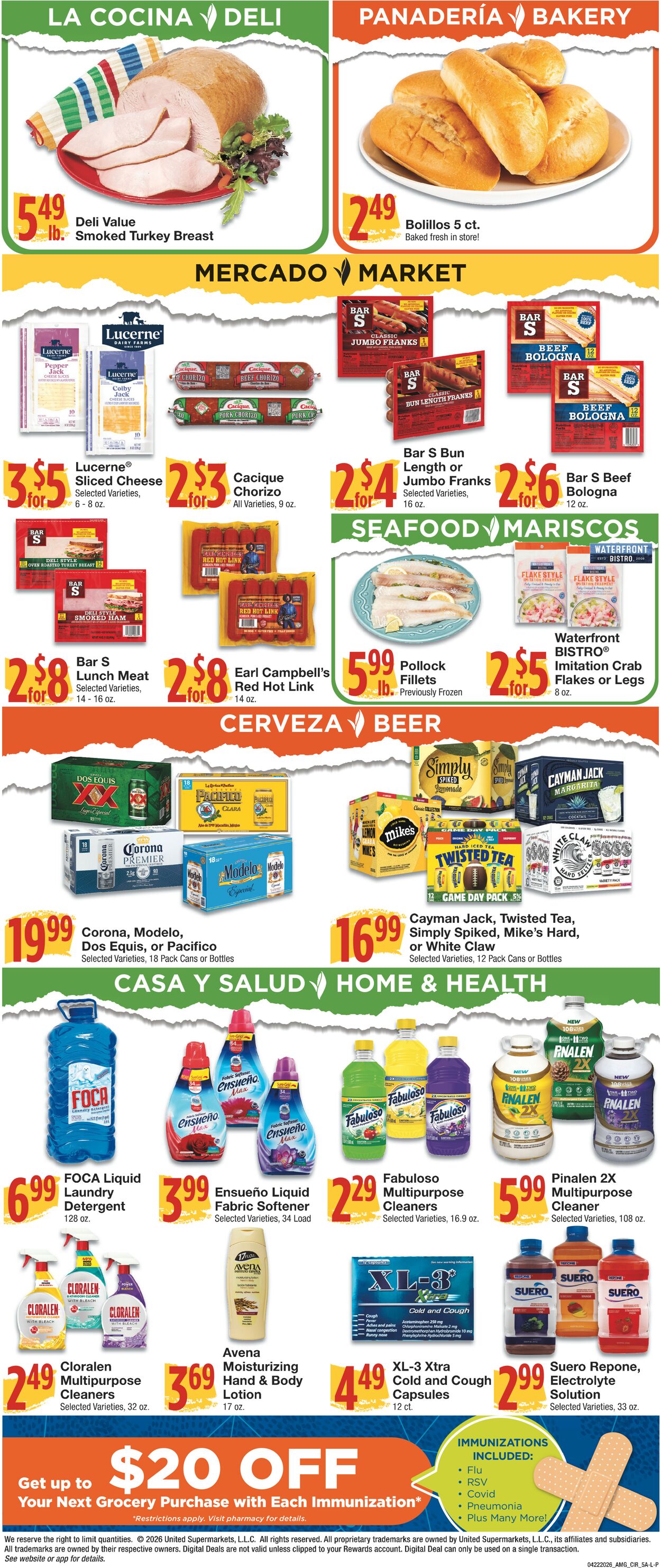 Catalogue United Supermarkets from 04/22/2026