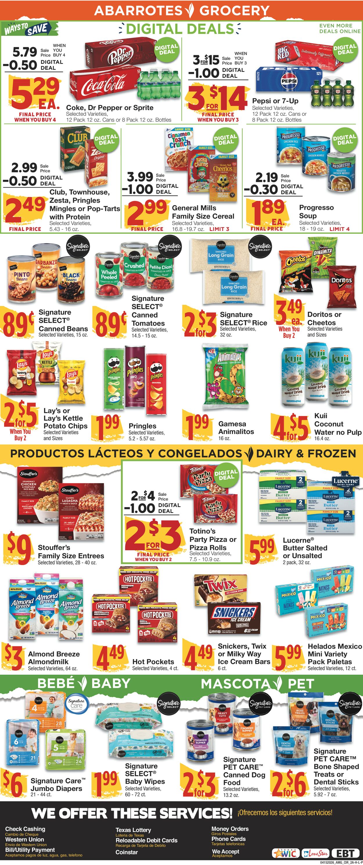 Catalogue United Supermarkets from 04/15/2026