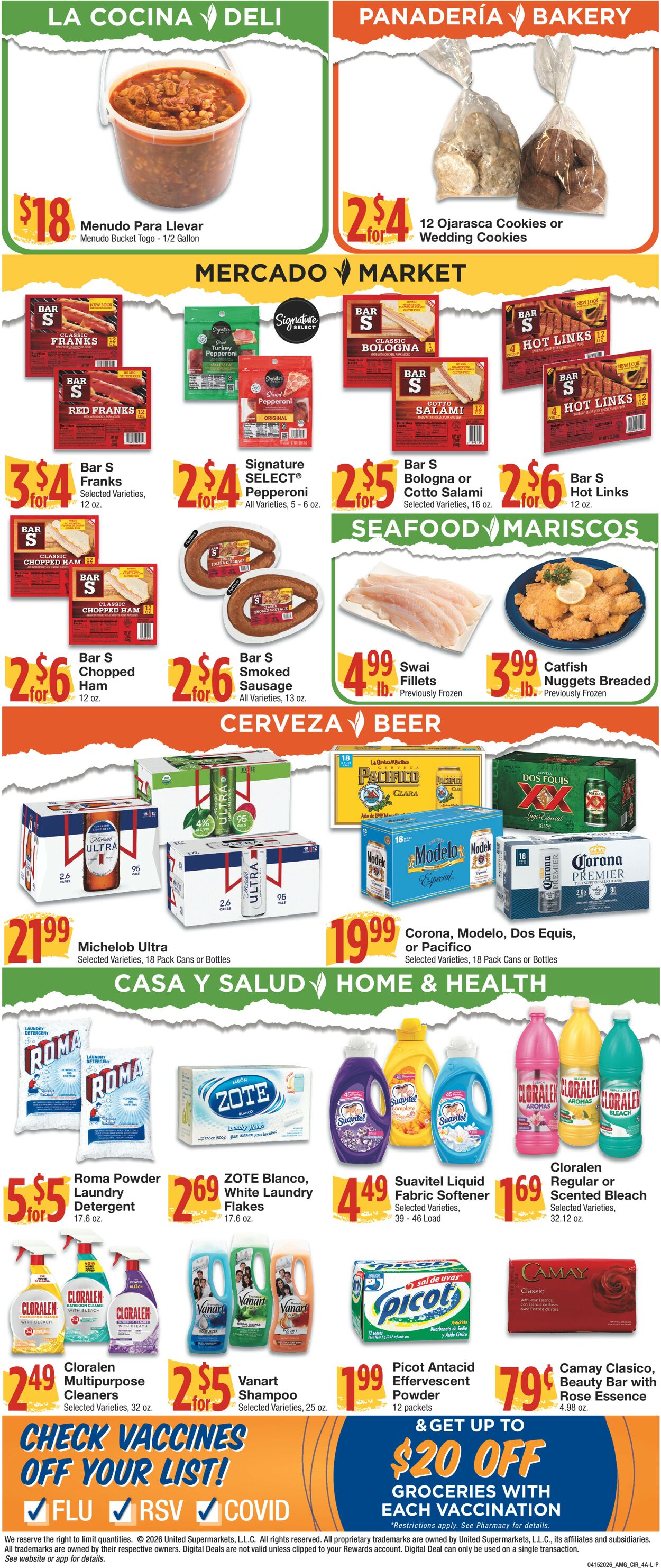 Catalogue United Supermarkets from 04/15/2026