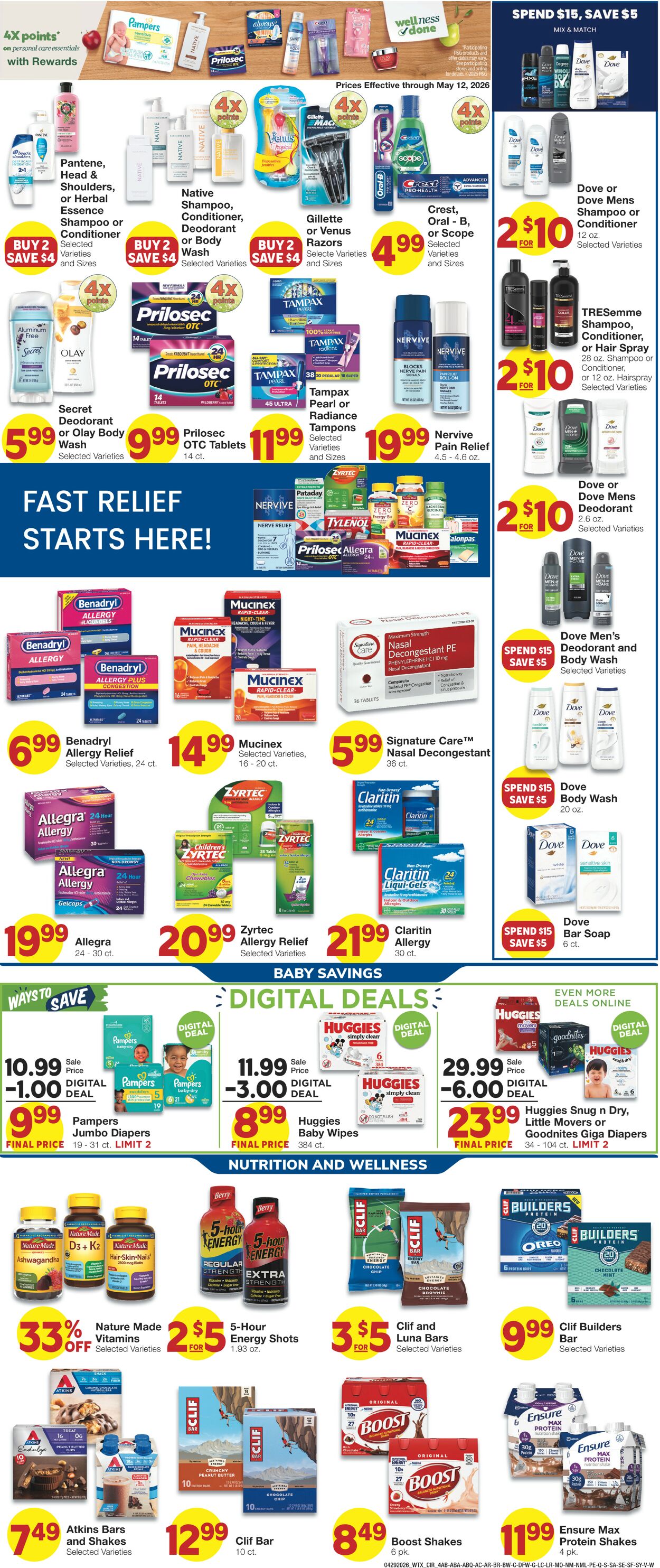 Catalogue United Supermarkets from 04/29/2026