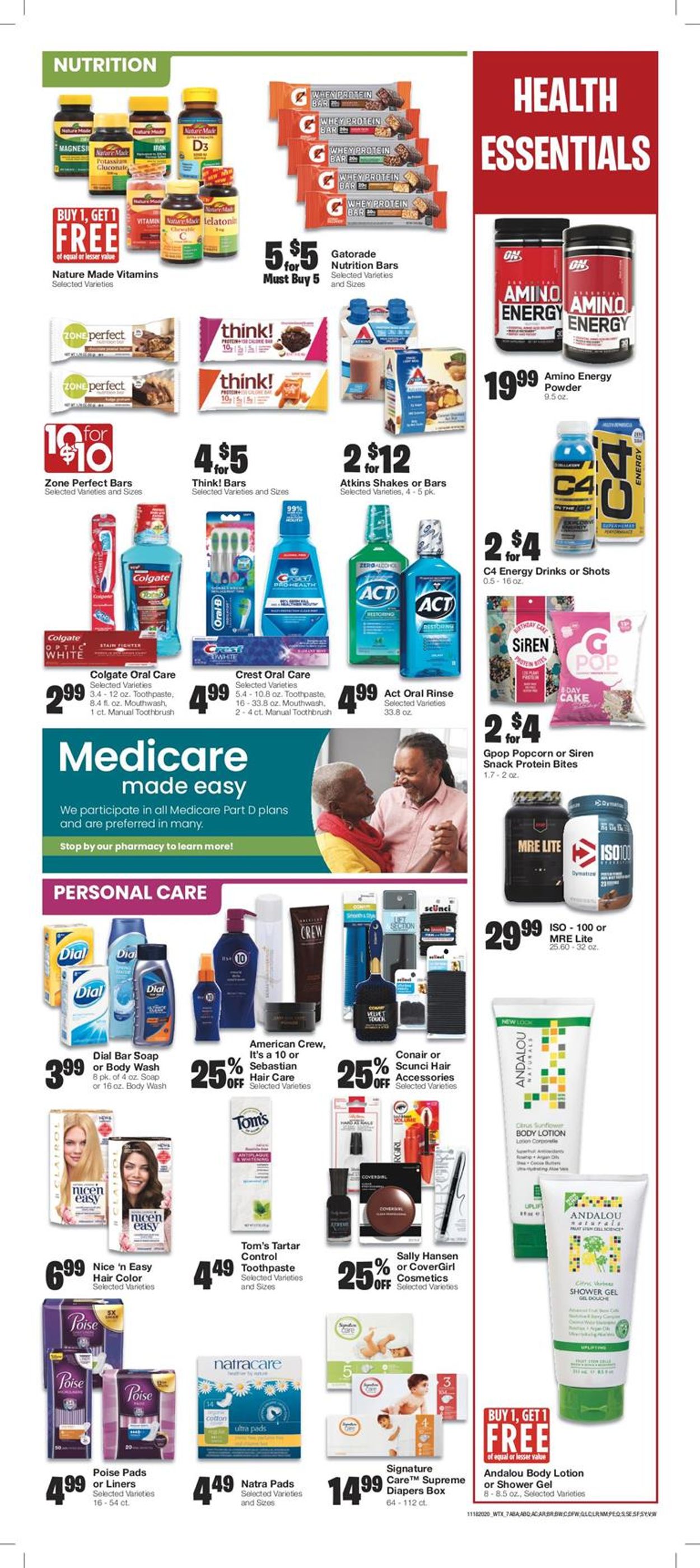 Catalogue United Supermarkets Thanksgiving ad 2020 from 11/18/2020