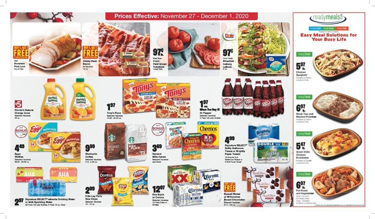 Catalogue United Supermarkets Black Friday 2020 from 11/27/2020