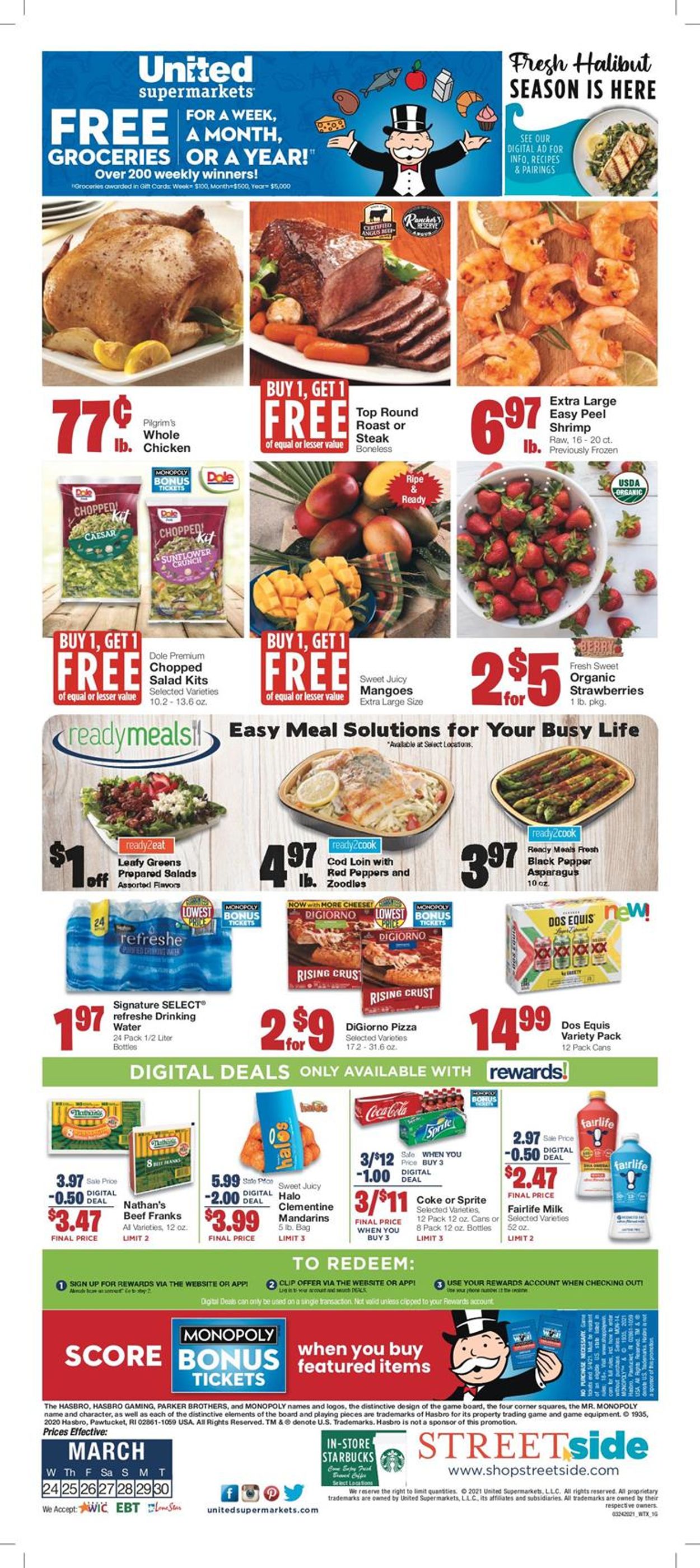 Catalogue United Supermarkets from 03/24/2021