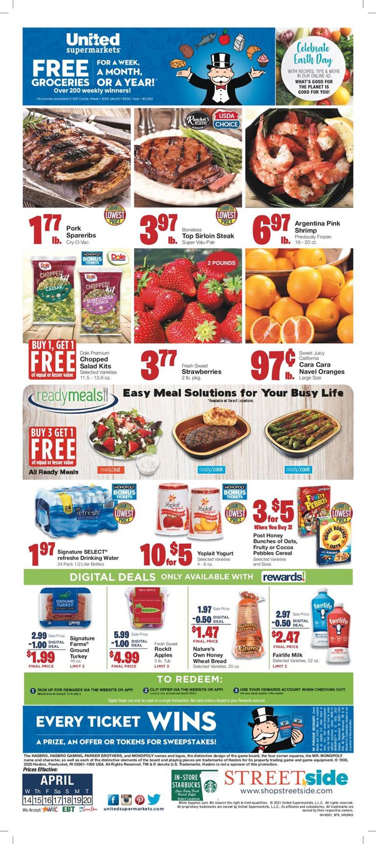 Catalogue United Supermarkets from 04/14/2021