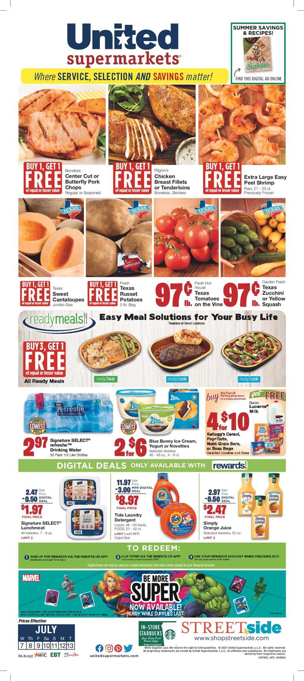 Catalogue United Supermarkets from 07/07/2021