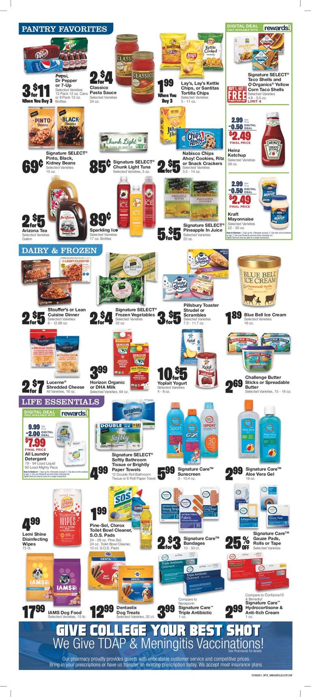 Catalogue United Supermarkets from 07/28/2021