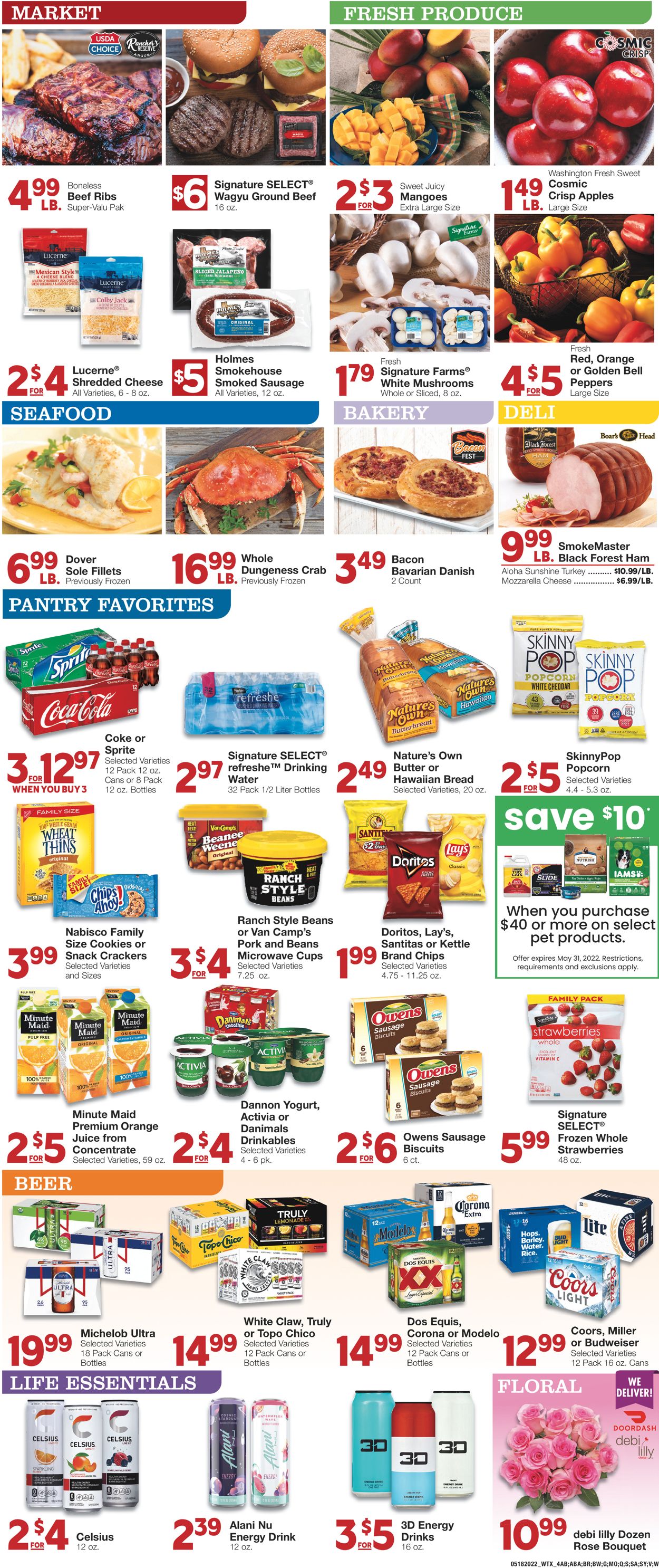 Catalogue United Supermarkets from 05/18/2022