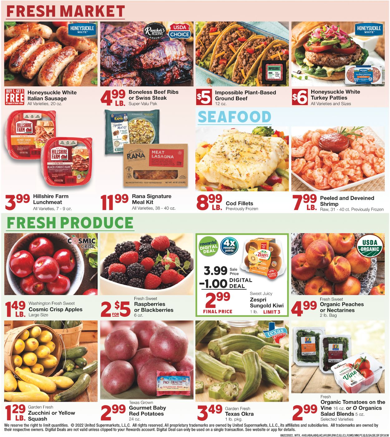 Catalogue United Supermarkets from 06/22/2022