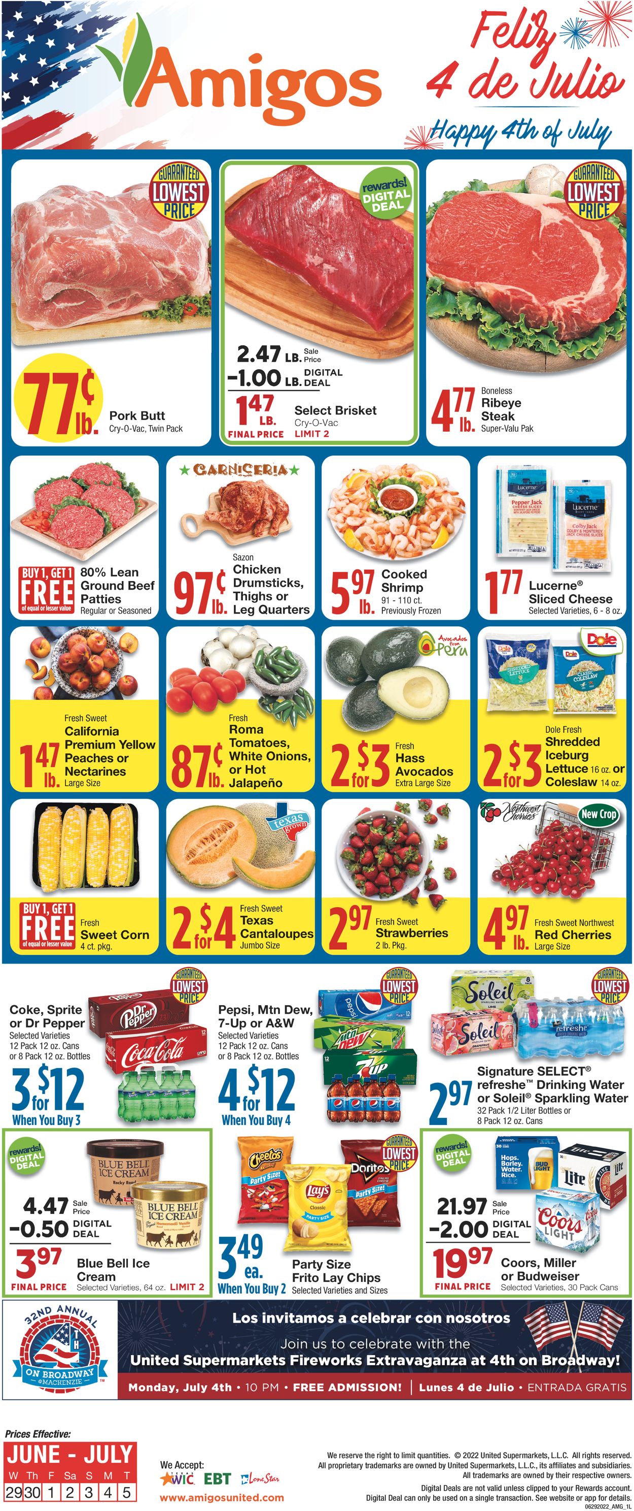 Catalogue United Supermarkets from 06/29/2022