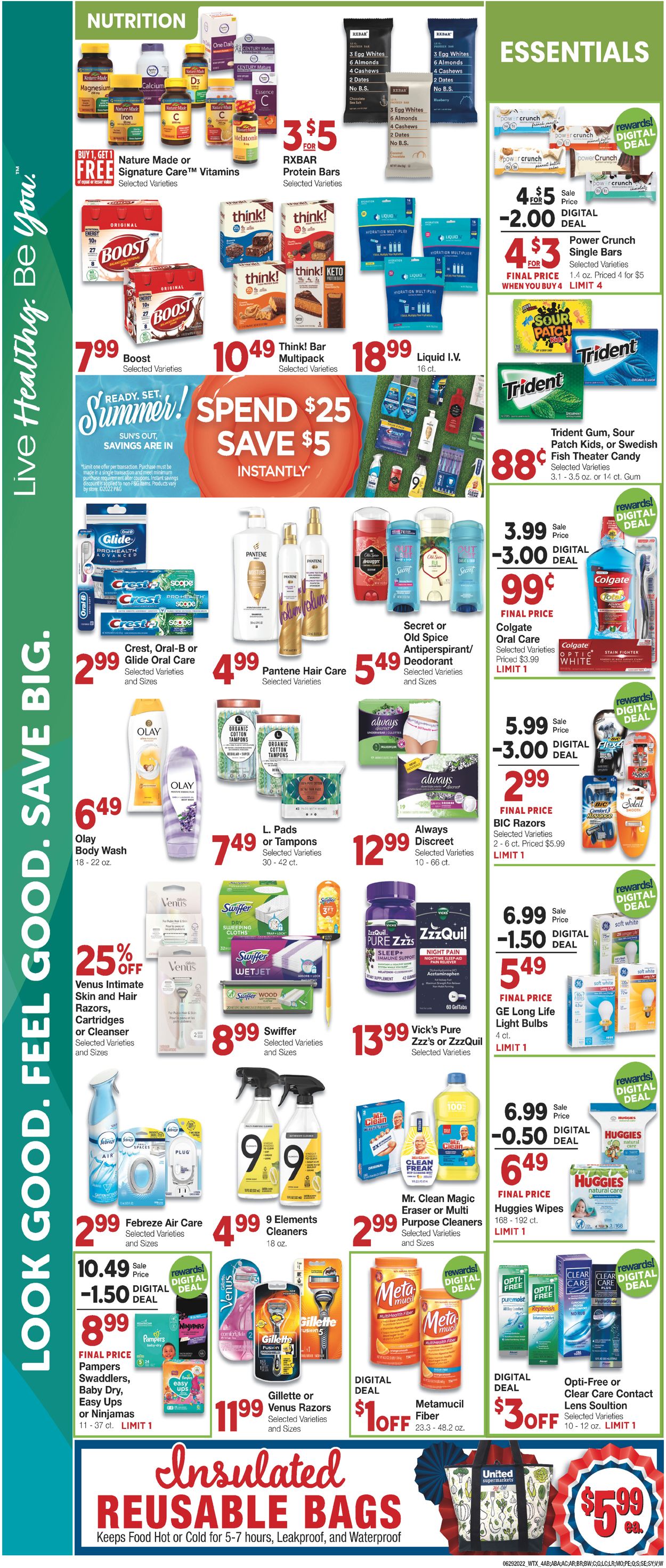 Catalogue United Supermarkets - 4th of July Sale from 06/29/2022