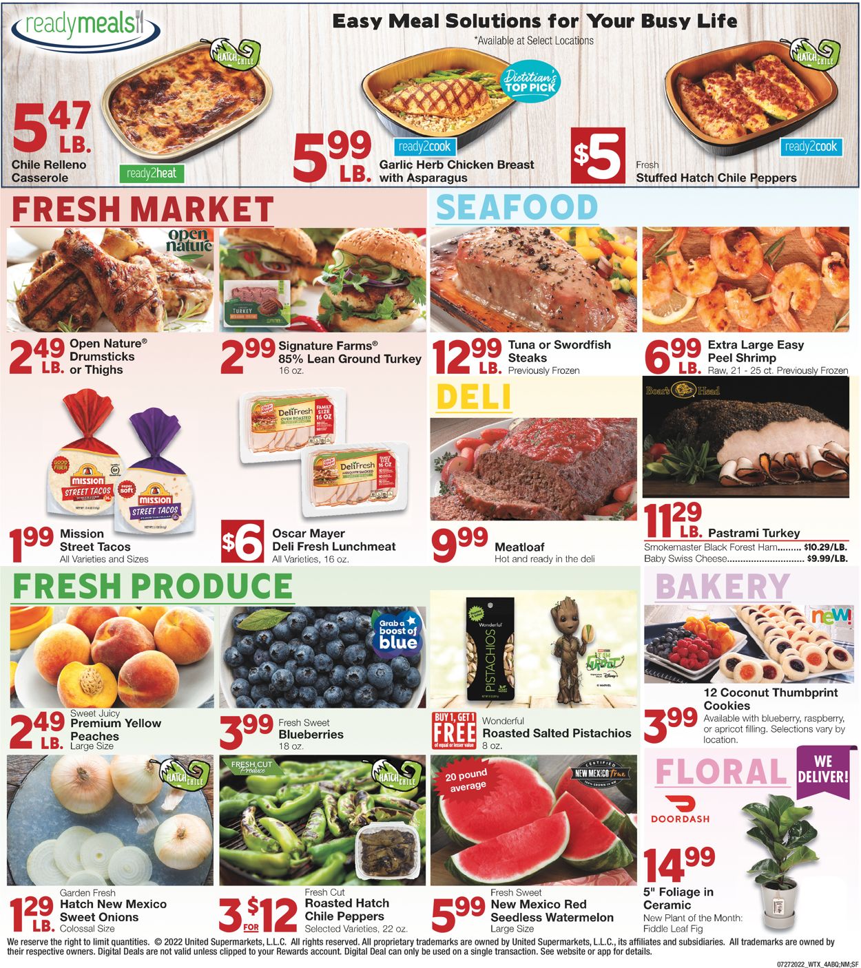 Catalogue United Supermarkets from 07/27/2022