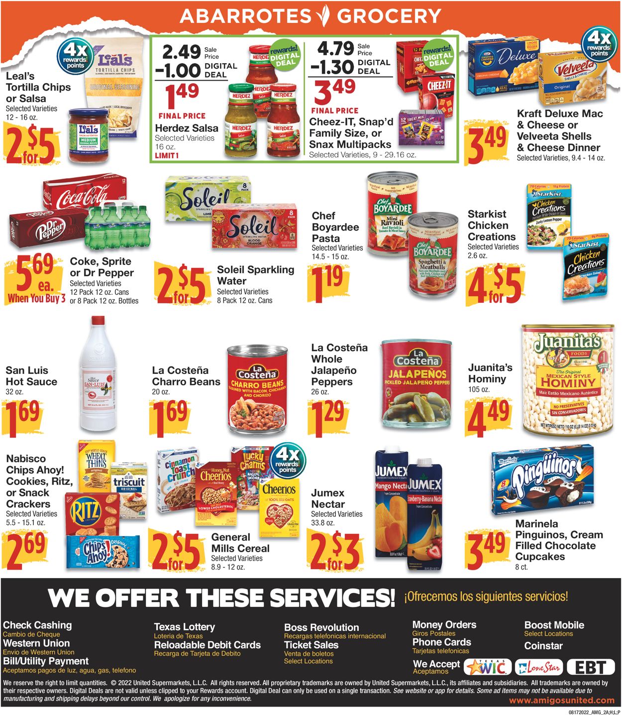 Catalogue United Supermarkets from 08/17/2022