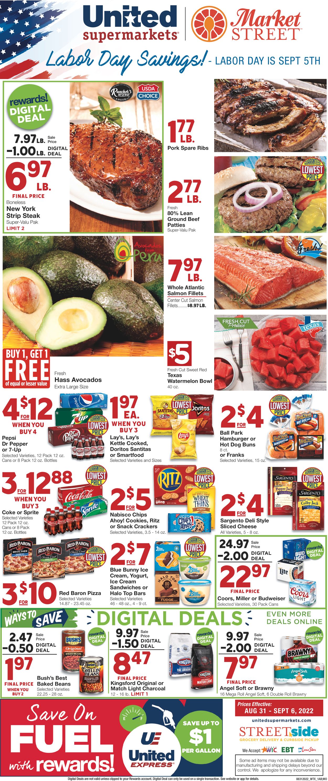 Catalogue United Supermarkets from 08/31/2022